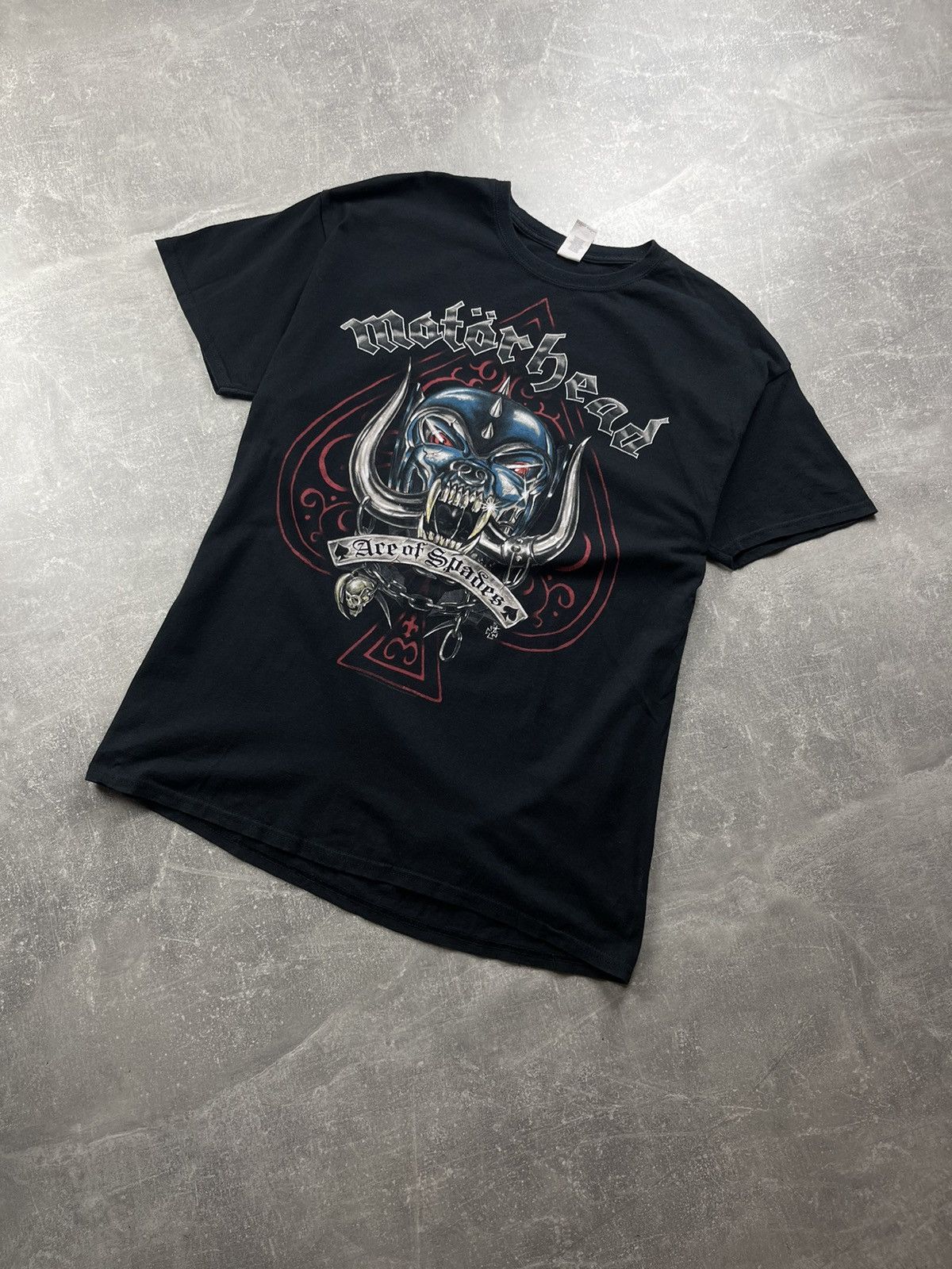 Band Tees Motörhead Ace of Spades Band T-Shirt Black 2018 Rock Tee Size US XL / EU 56 / 4 - 1 Thumbnail