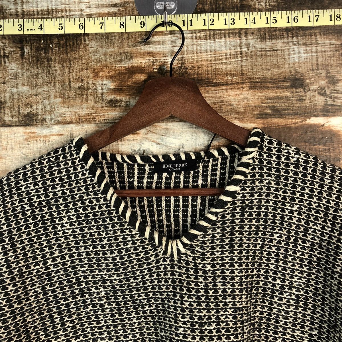 Homespun Knitwear × Japanese Brand DL Dude Uomo Vintage sweatshirt Gray Knitwear #C499 Size US L / EU 52-54 / 3 - 4 Thumbnail