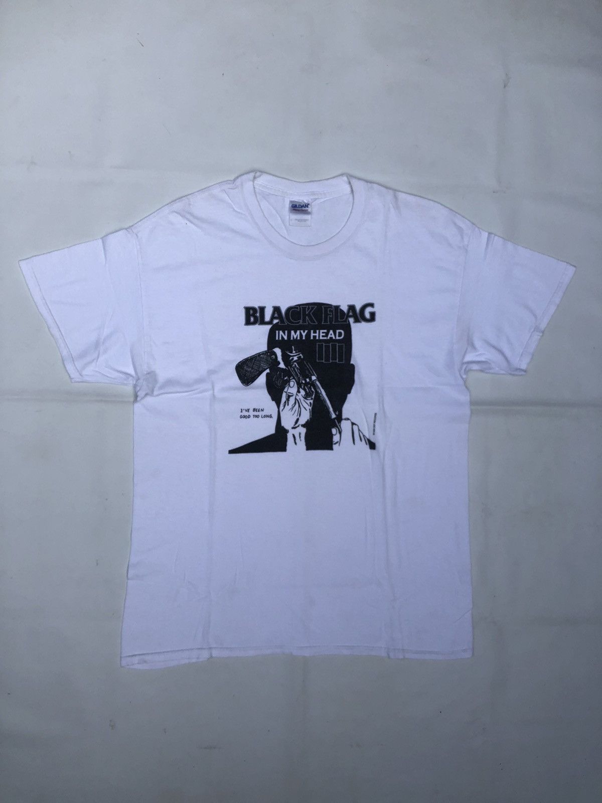 Band Tees Black Flag In My Head Cover Album Tshirt Tee Size US L / EU 52-54 / 3 - 1 Thumbnail
