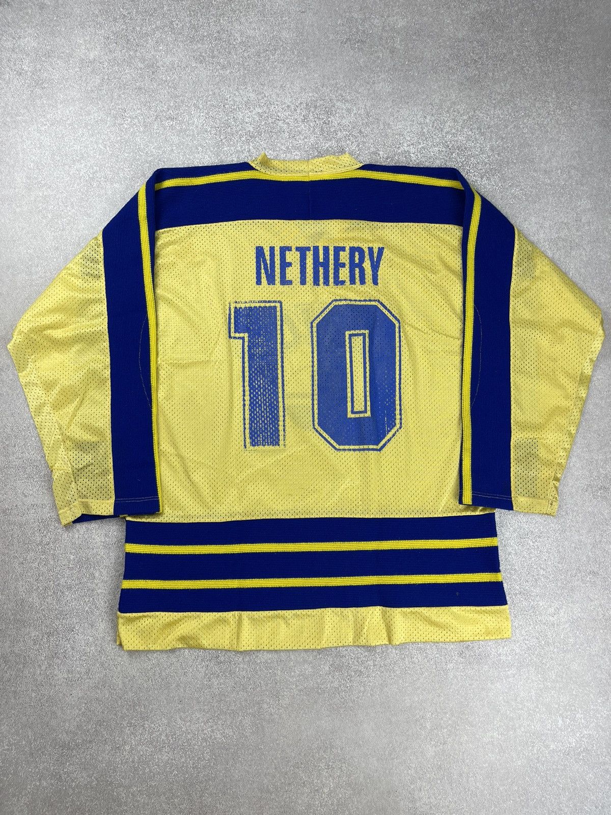 Vintage HC Davos Switzerland Ice Hockey #10 Nethery Jersey Size US M / EU 48-50 / 2 - 13 Thumbnail