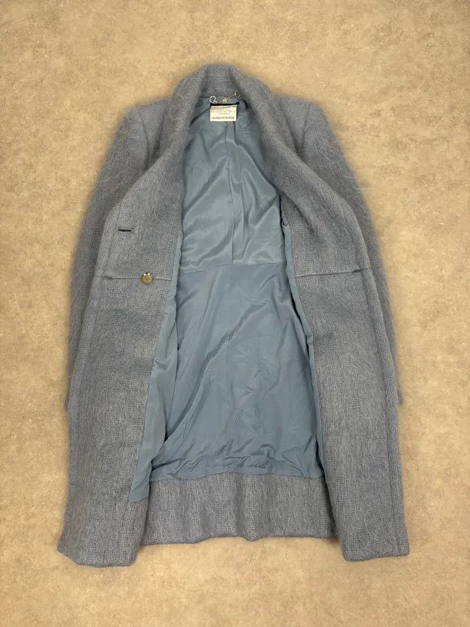 Gucci AW2014 Gucci Blue Premium Classy Officer Trench Coat by Frida Giannini Size S / US 4 / IT 40 - 9 Thumbnail