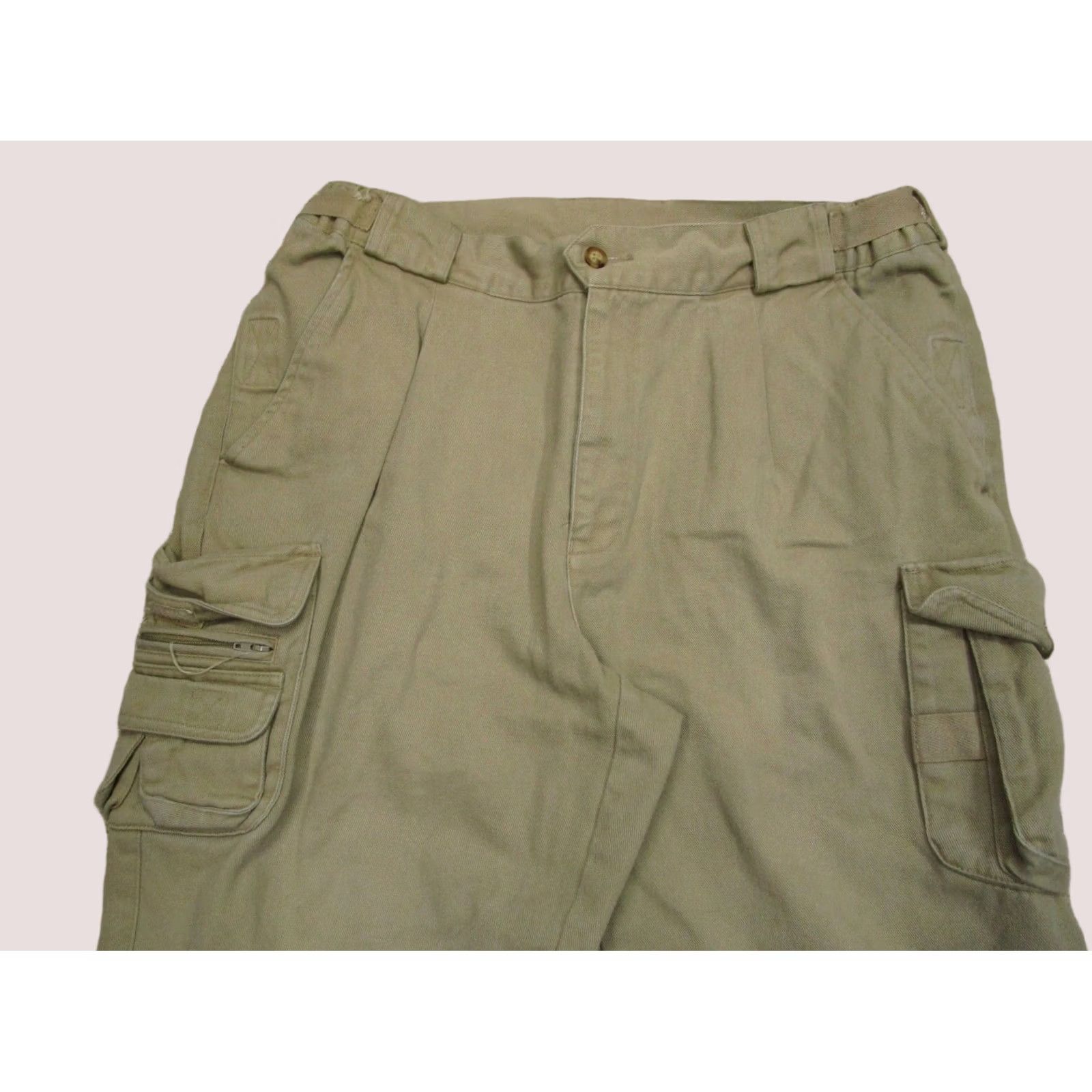 Orvis Orvis Jeans Men 36x32 Brown Cargo Utility Pants Denim Vintage 90s Retro Straight Regular Pocket Logo Size US 36 / EU 52 - 1 Thumbnail