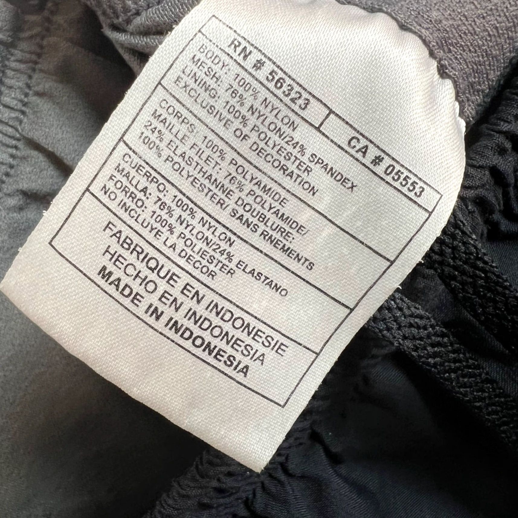 Nike Nike Mens Small Black Nylon Athletic Shorts w/ Liner & Drawstring Running Size US 29 - 3 Thumbnail