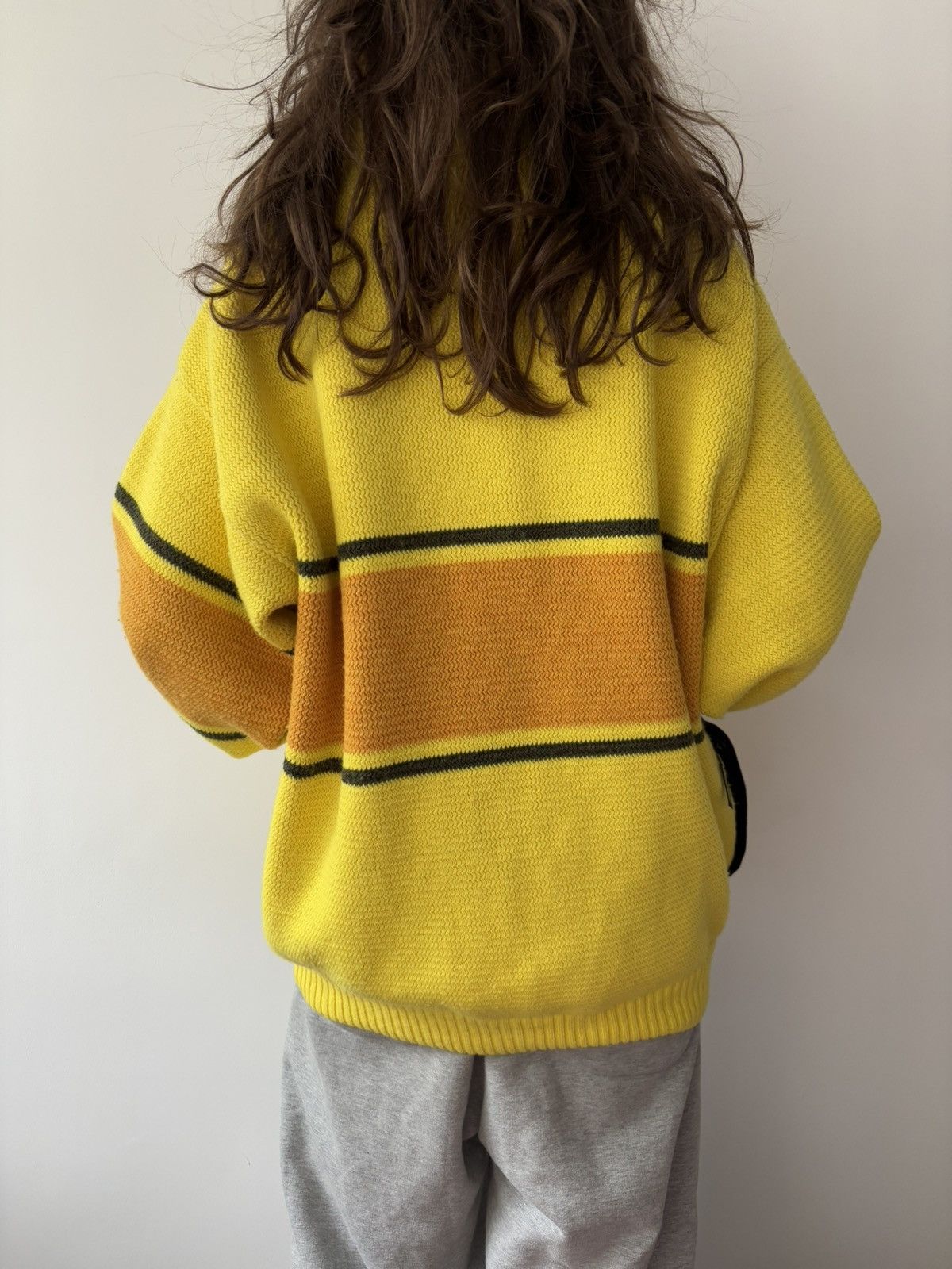 Japanese Brand 90s Rossignol yellow ski jumper with quarter zip France Size US M / EU 48-50 / 2 - 4 Thumbnail