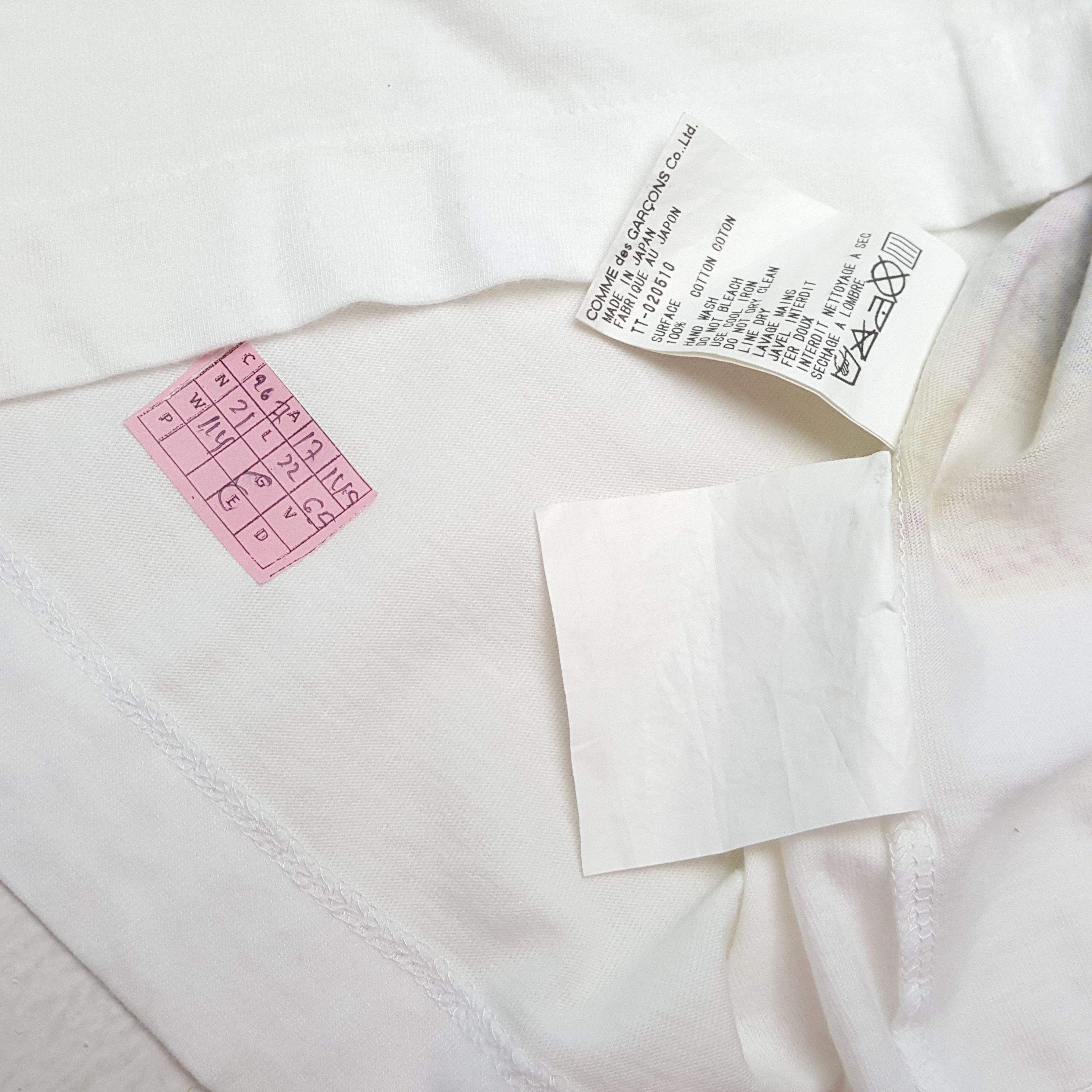 Japanese Brand × Tricot Comme des Garcons × Vintage COMME DES GARCONS TRICOT Fashion Style Designer Tshirt Size S / US 4 / IT 40 - 4 Thumbnail