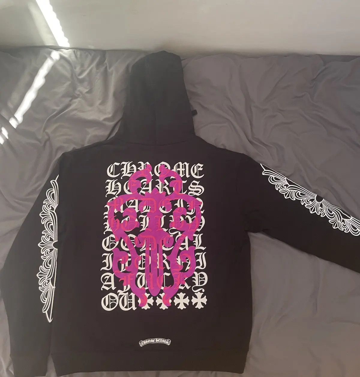 Chrome Hearts Chrome Hearts Pink Dagger Hoodie Size US S / EU 44-46 / 1 - 3 Thumbnail