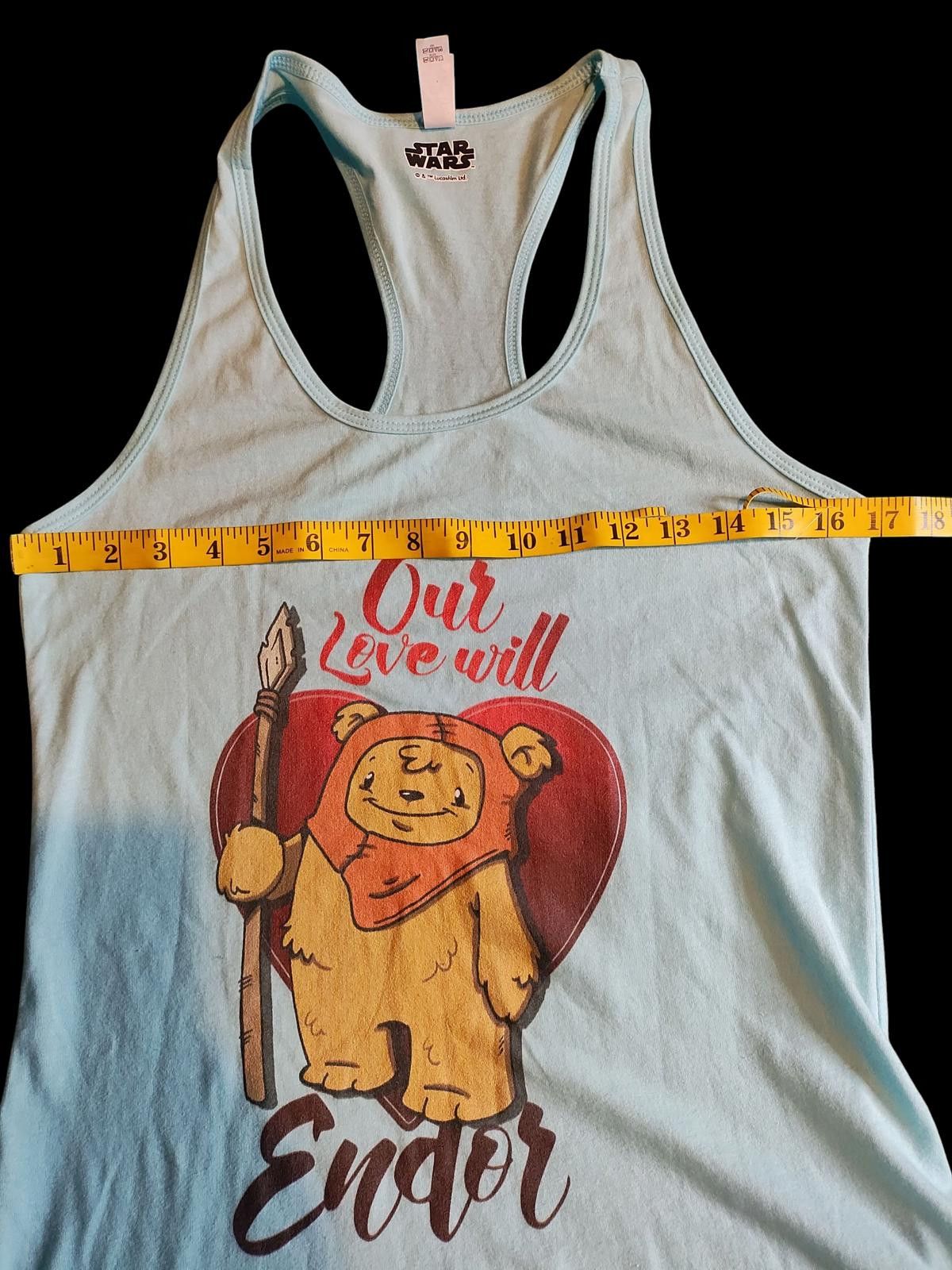 Star Wars Vintage Star Wars Light Blue Women's Tank Top Size L / US 10 / IT 46 - 9 Thumbnail