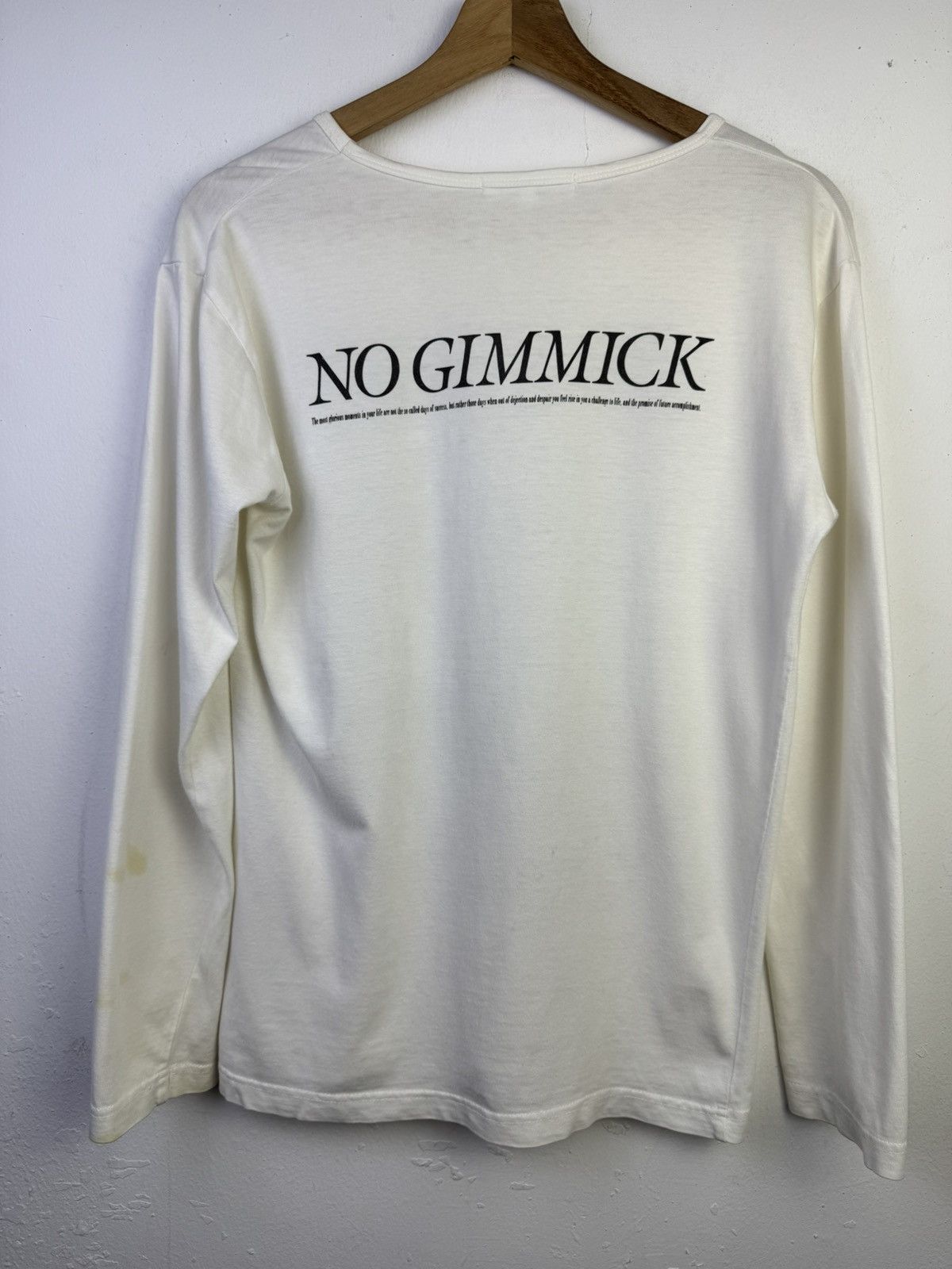 semanticdesign Semantic Design Forbidden NO GIMMICK long-sleeve t-shirt. Size L / US 10 / IT 46 - 6 Thumbnail
