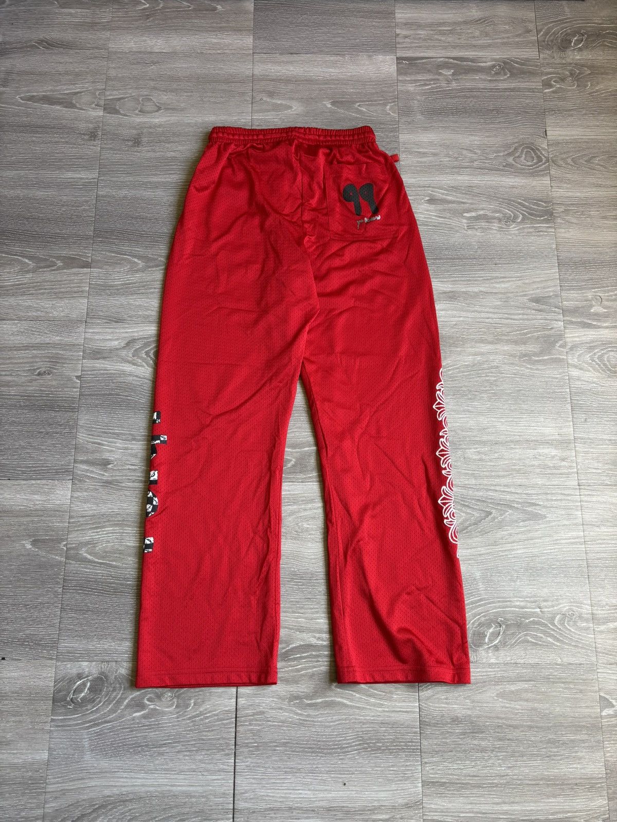 Chrome Hearts Chrome Hearts Red Matty Boy Form Mesh Pant Size US 30 / EU 46 - 2 Thumbnail