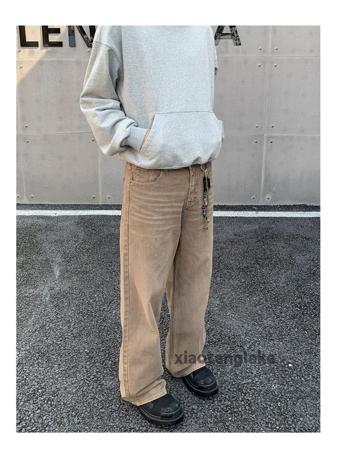 Jean × Vintage washed faded cleanfit yuppie loose bootcut flared jeans Size US 28 / EU 44 - 5 Thumbnail