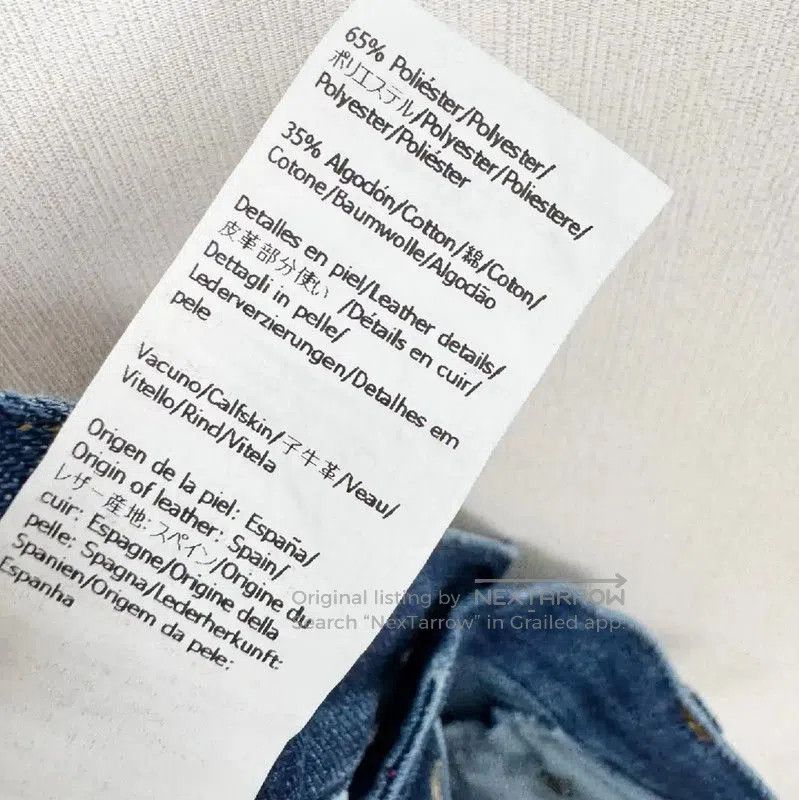 Loewe Loewe Women's Dark Blue Denim Jeans . Size 23" - 7 Thumbnail