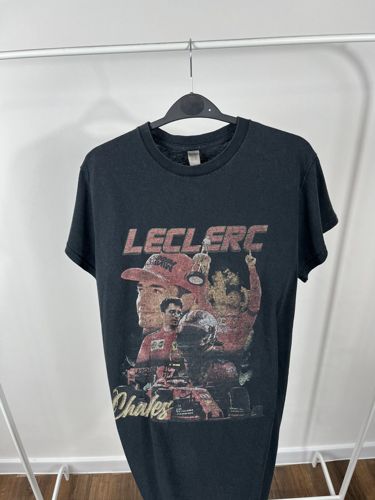 Other Charles Leclerc Formula 1 vintage style graphic tee black Size US S / EU 44-46 / 1 - 8 Thumbnail