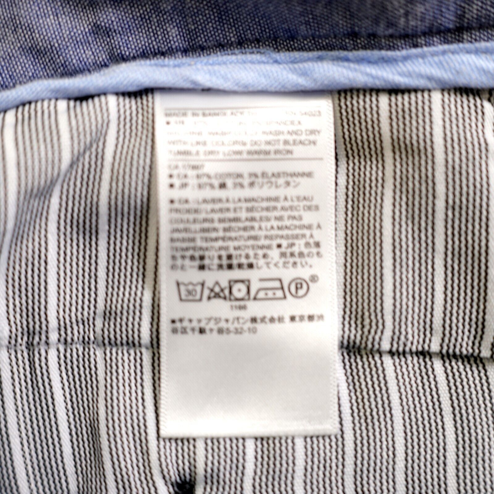 Banana Republic Banana Republic Fulton Skinny Chino Pants 32/32 Blue Flat Fr Size US 32 / EU 48 - 8 Thumbnail