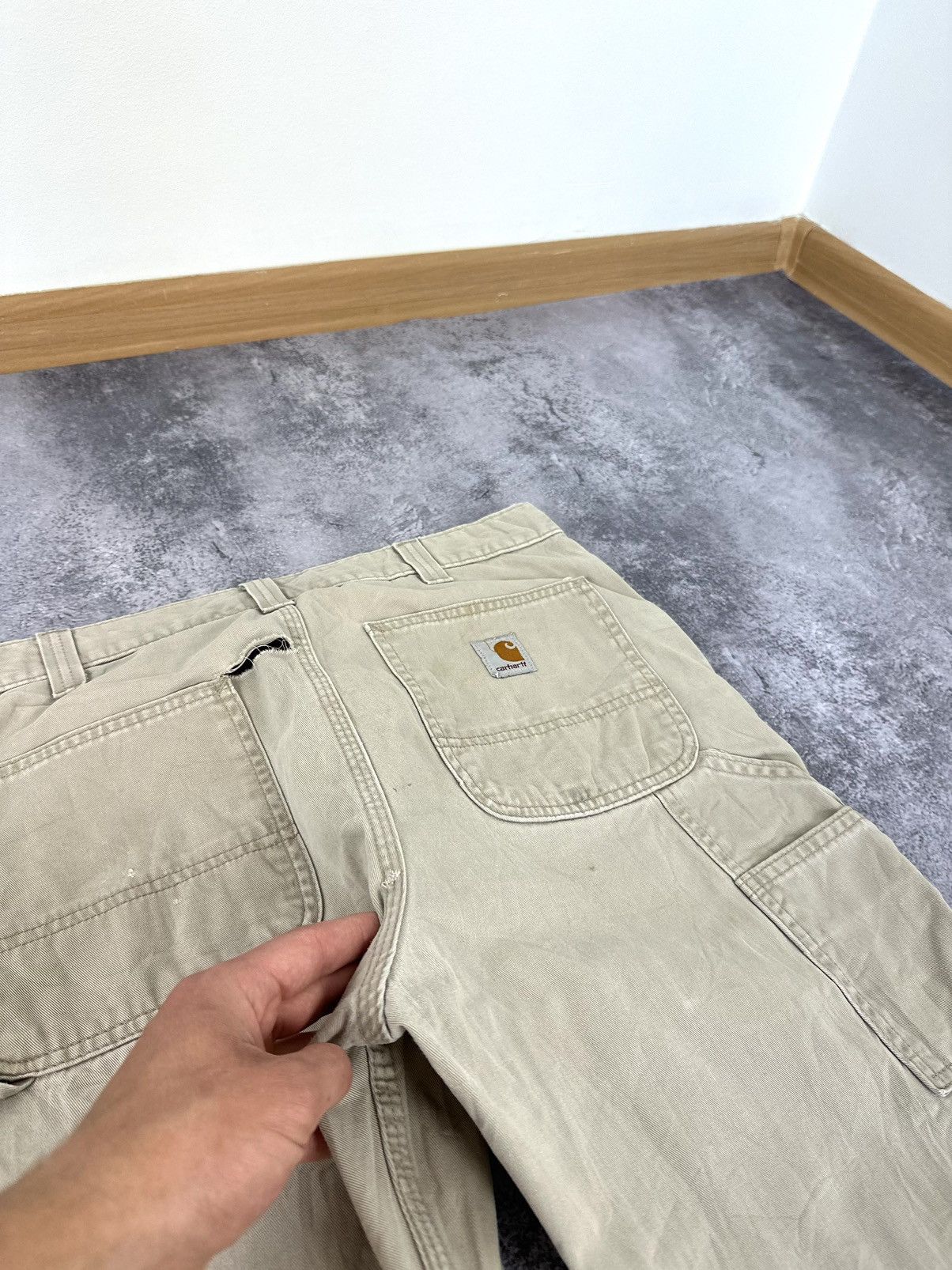 Carhartt Vintage Carhartt Baggy Y2K Cargo Carpenter USA Work Pants Size US 34 / EU 50 - 7 Thumbnail