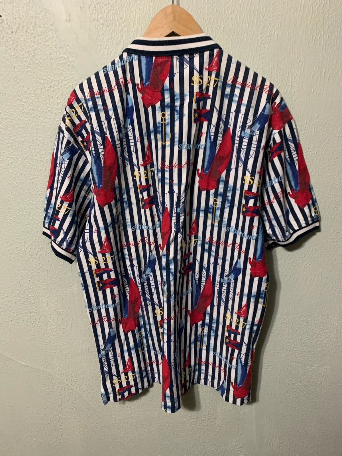 Vintage Vintage Nautical Sailing Polo Shirt Size US L / EU 52-54 / 3 - 1 Thumbnail