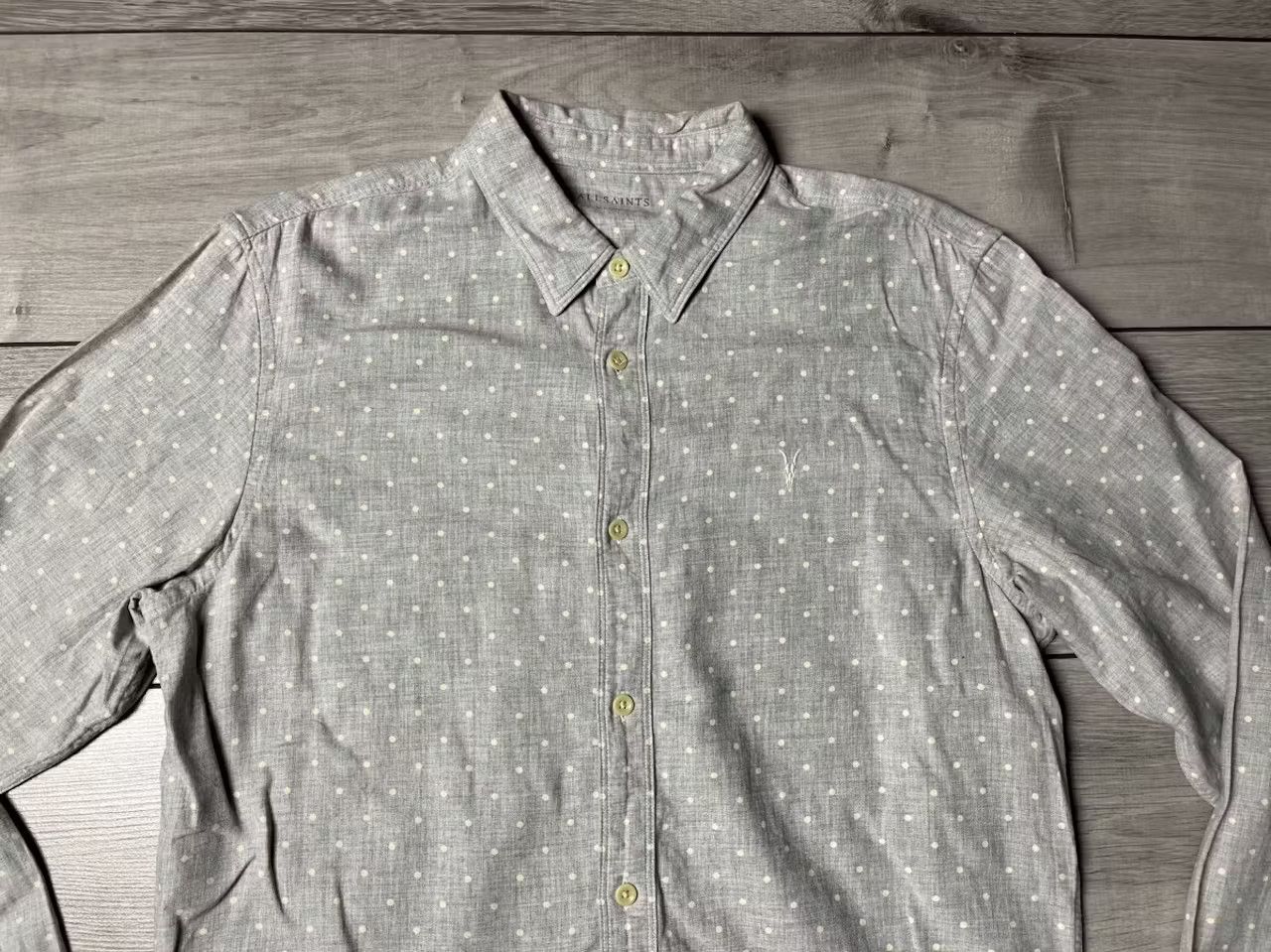 Allsaints Allsaints shirt peas casual size Medium Size US M / EU 48-50 / 2 - 3 Thumbnail