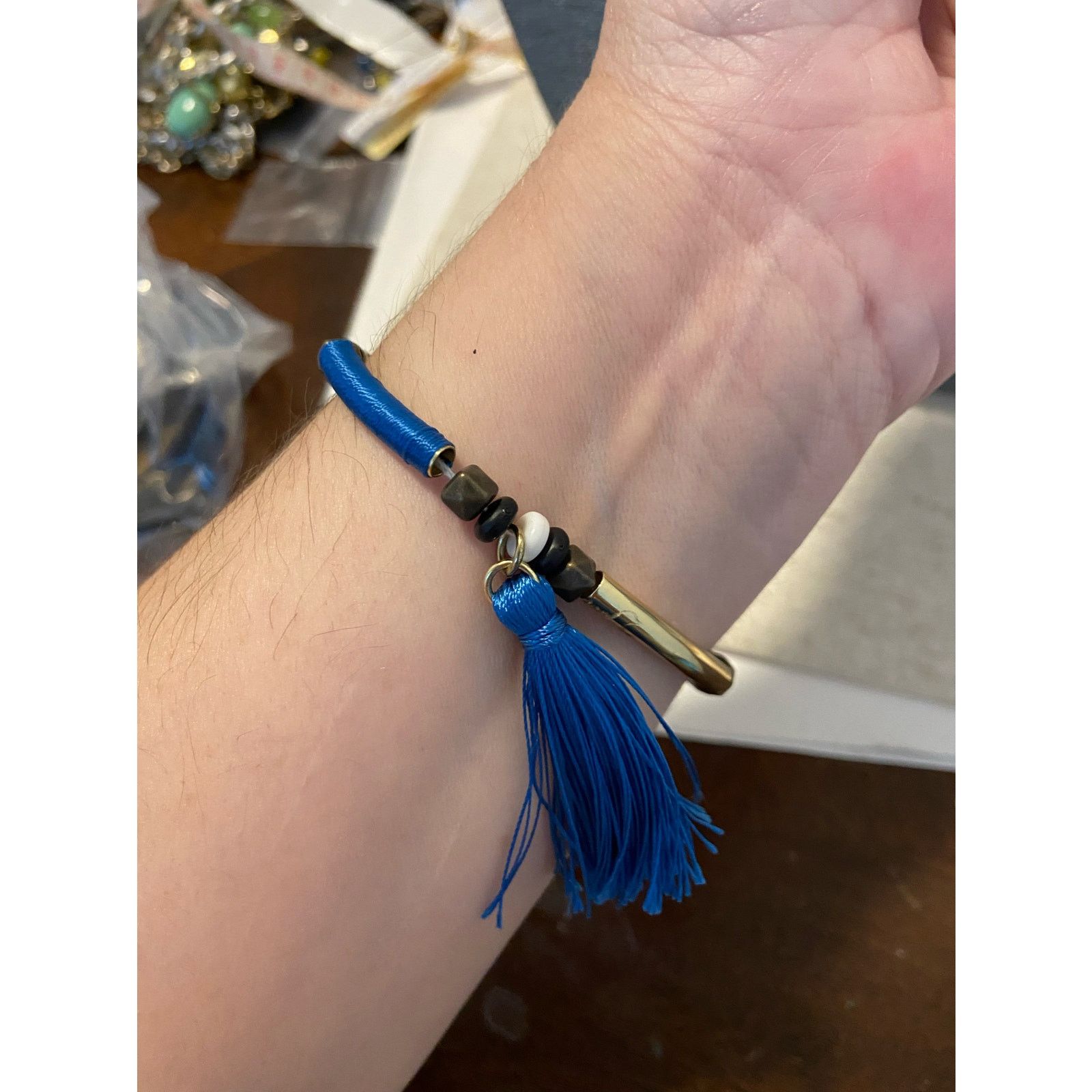 Other Blue tassel bracelet Size ONE SIZE - 2 Thumbnail