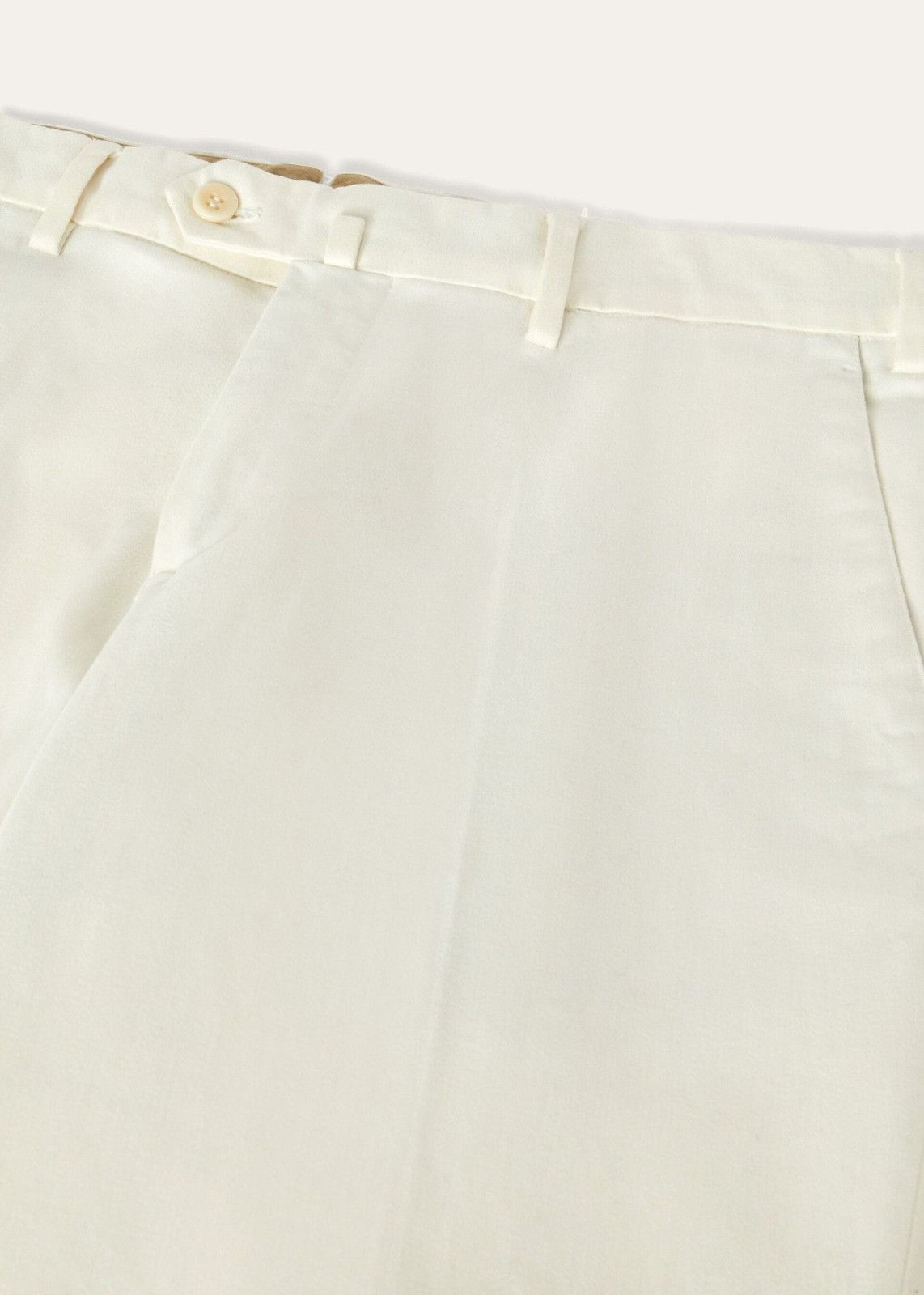 Loro Piana o1srvl11e1224 Cotton Pantaflat Slim Trouser in White Size US 40 / EU 56 - 6 Thumbnail