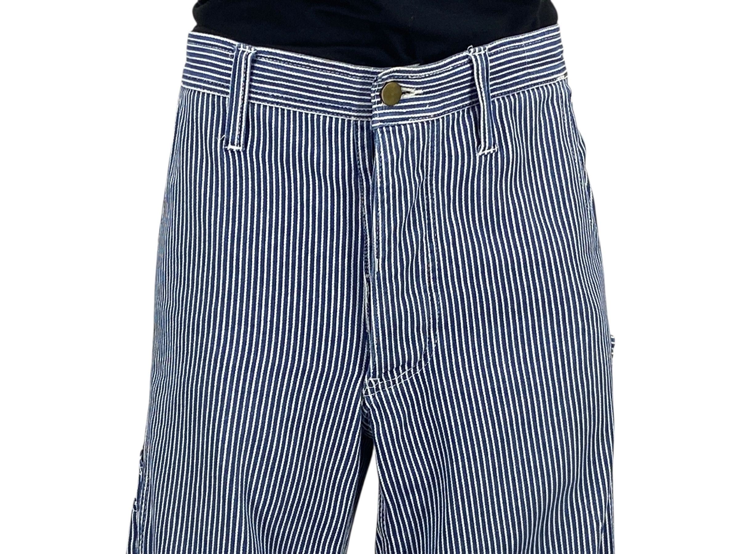 Japanese Brand Alin Jeans Stripes Hickory Jeans Size US 30 / EU 46 - 3 Thumbnail