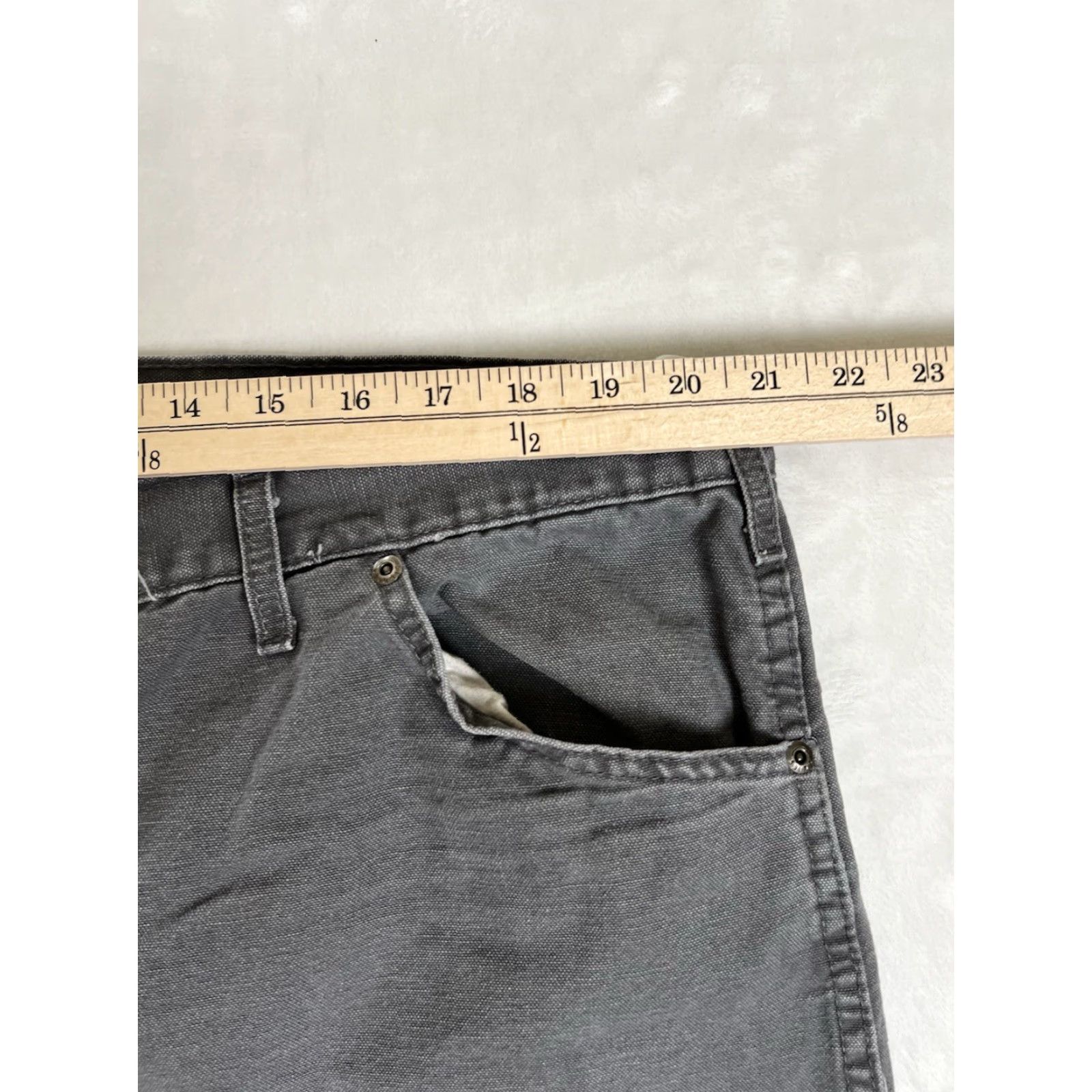 Dickies Dickies Men's Carpenter Pants Size 42x30 Gray Relaxed Fit Heavyweight Duck Workwear Casual Pants Mens Size US 42 / EU 58 - 4 Thumbnail