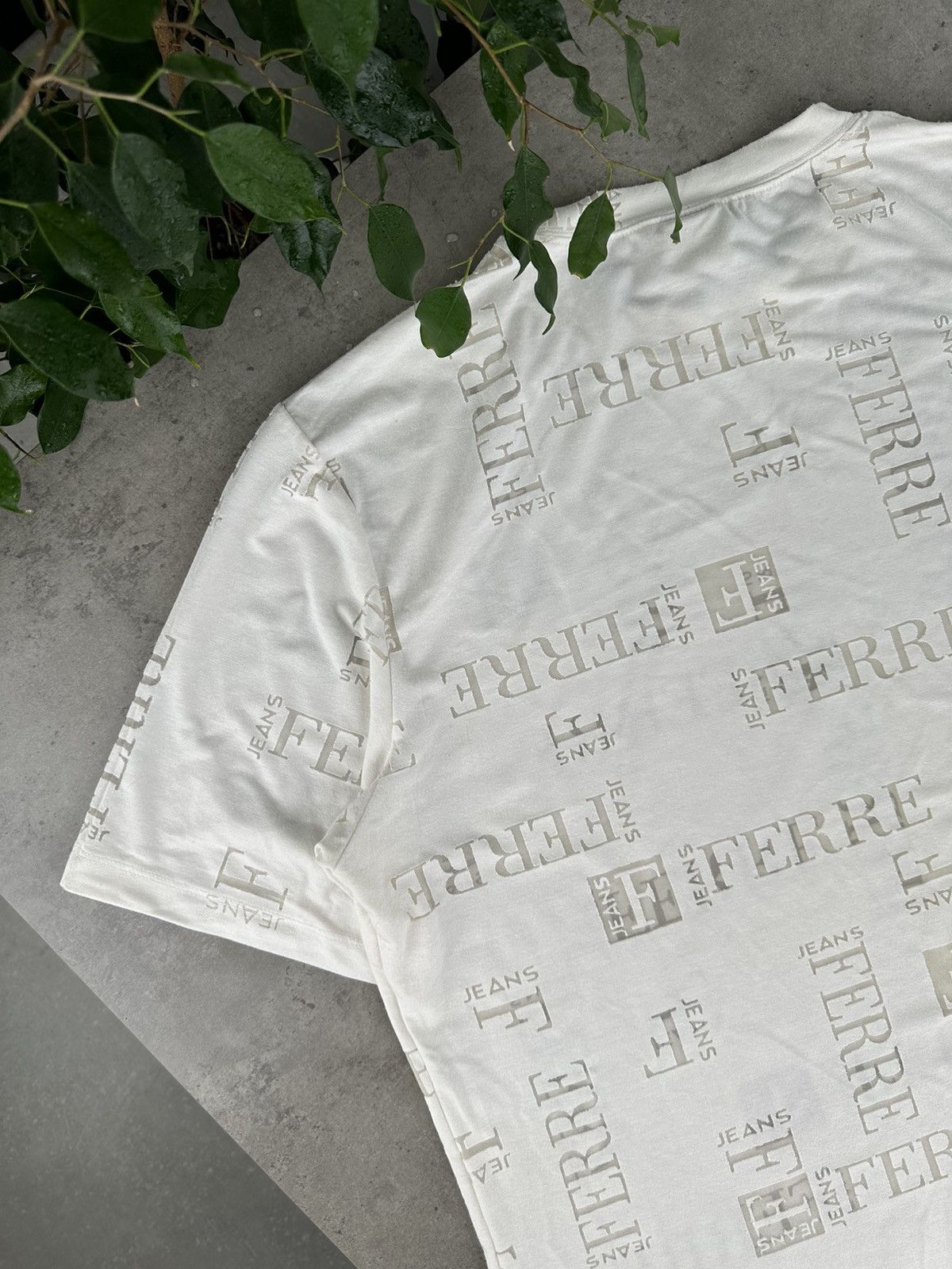 Ferre Ferre Vintage Monogram T-Shirt Size US XXL / EU 58 / 5 - 9 Thumbnail