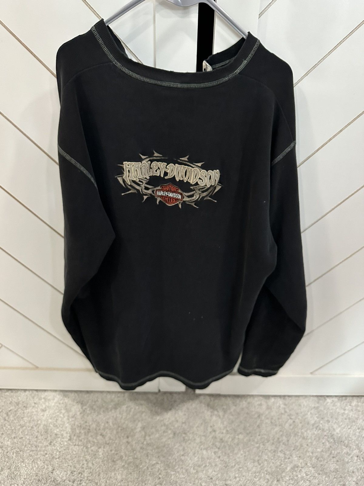 Harley Davidson × Vintage Harley Davidson longsleeve Size US L / EU 52-54 / 3 - 2 Thumbnail