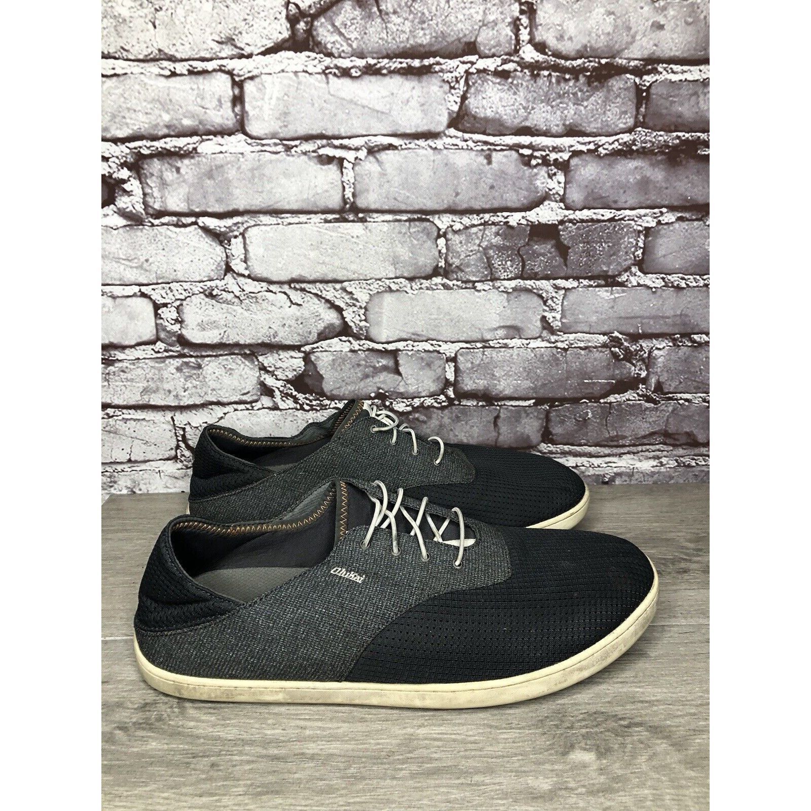 Olukai Olukai Nohea Moku Blue Gray Mesh Casual Slip On Sneakers Sho Size US 13 / EU 46 - 12 Thumbnail