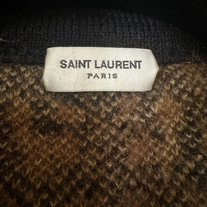 Yves Saint Laurent saint laurent Leopard-blend wool coat 2501-Nextarrow Size US XS / EU 42 / 0 - 3 Thumbnail