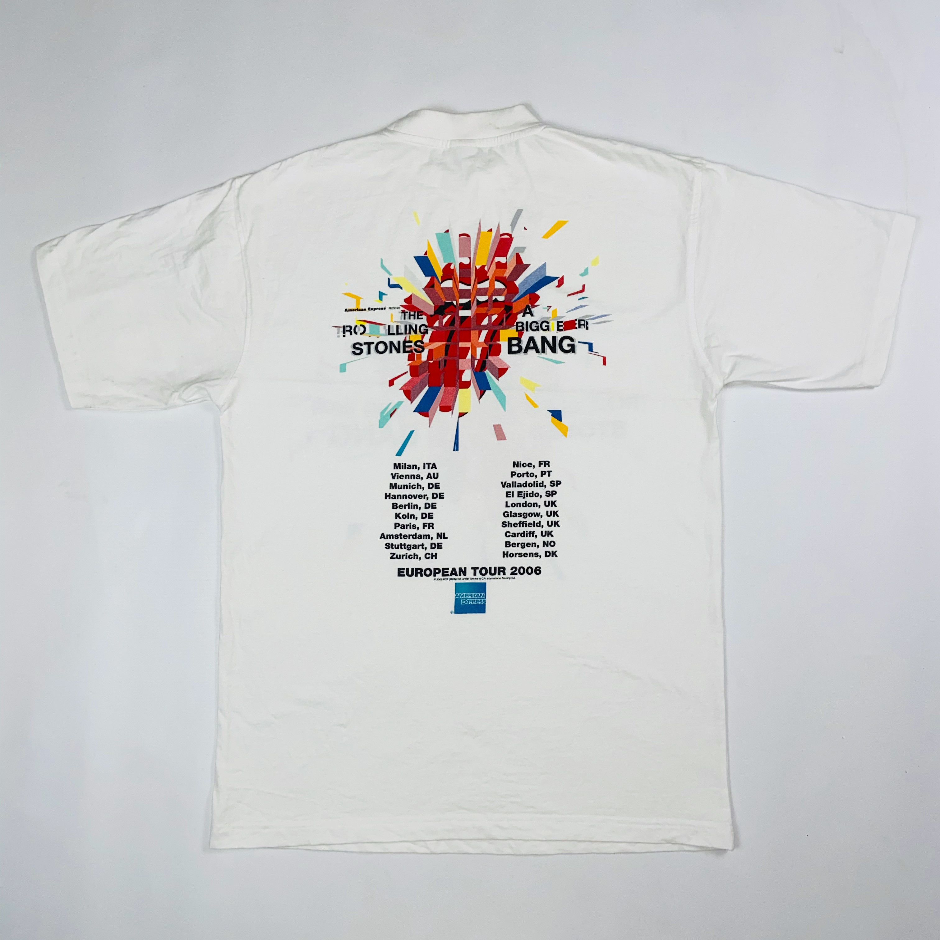 Band Tees 2006 ROLLING STONES ASYMMETRIC LOGO BIGGER BANG TEE - № 340 Size US L / EU 52-54 / 3 - 3 Thumbnail