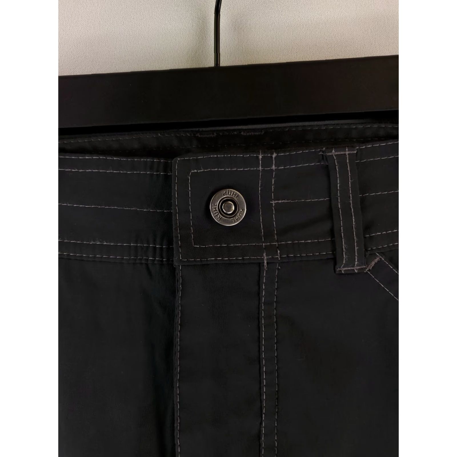 Vintage Kuhl Renegade Short Cargo Pockets Mens 30 Gray Dark Black Size US 30 / EU 46 - 3 Thumbnail