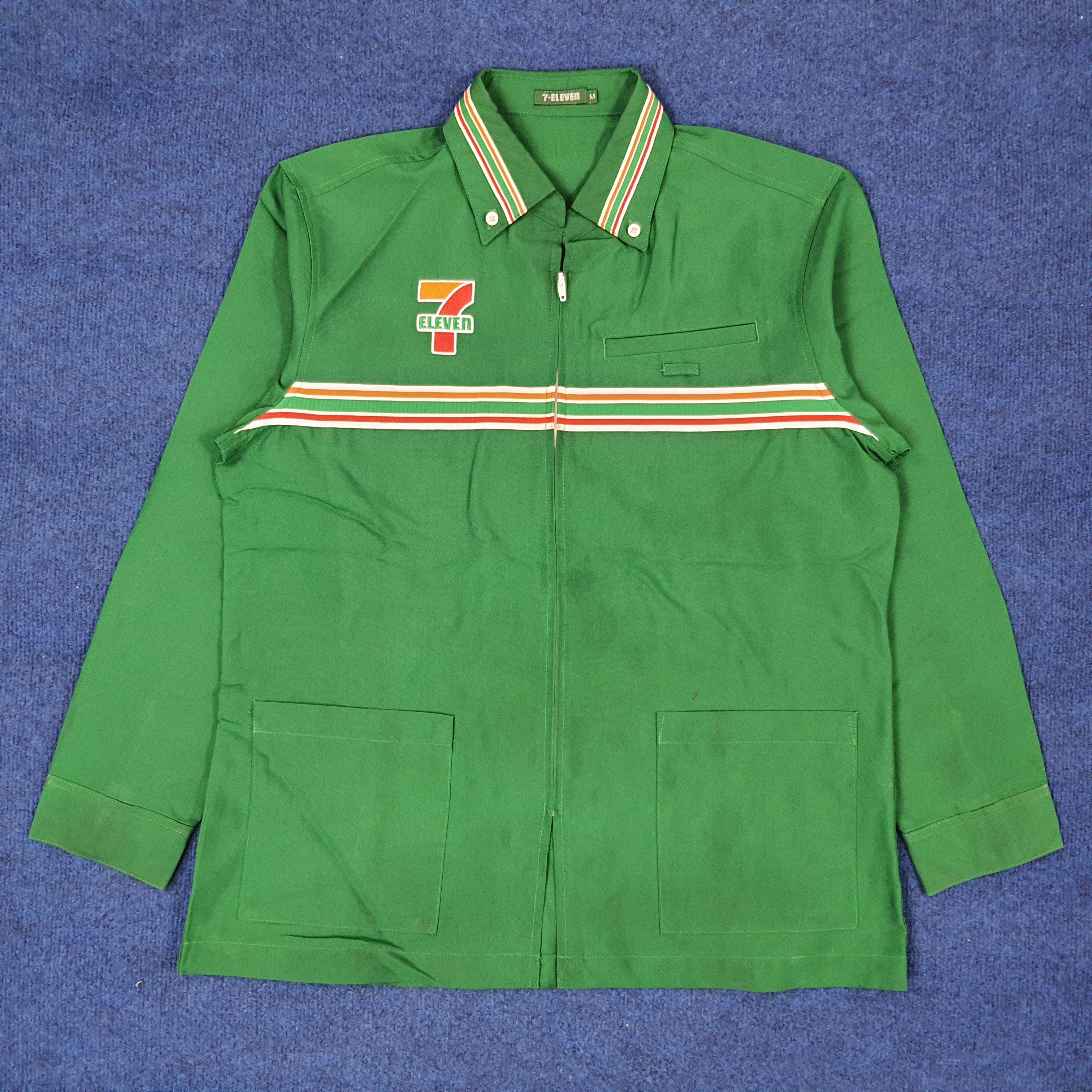Japanese Brand Vintage 7 Eleven Japan Staff Uniform Workwear Jacket C239N33 Size US M / EU 48-50 / 2 - 3 Thumbnail