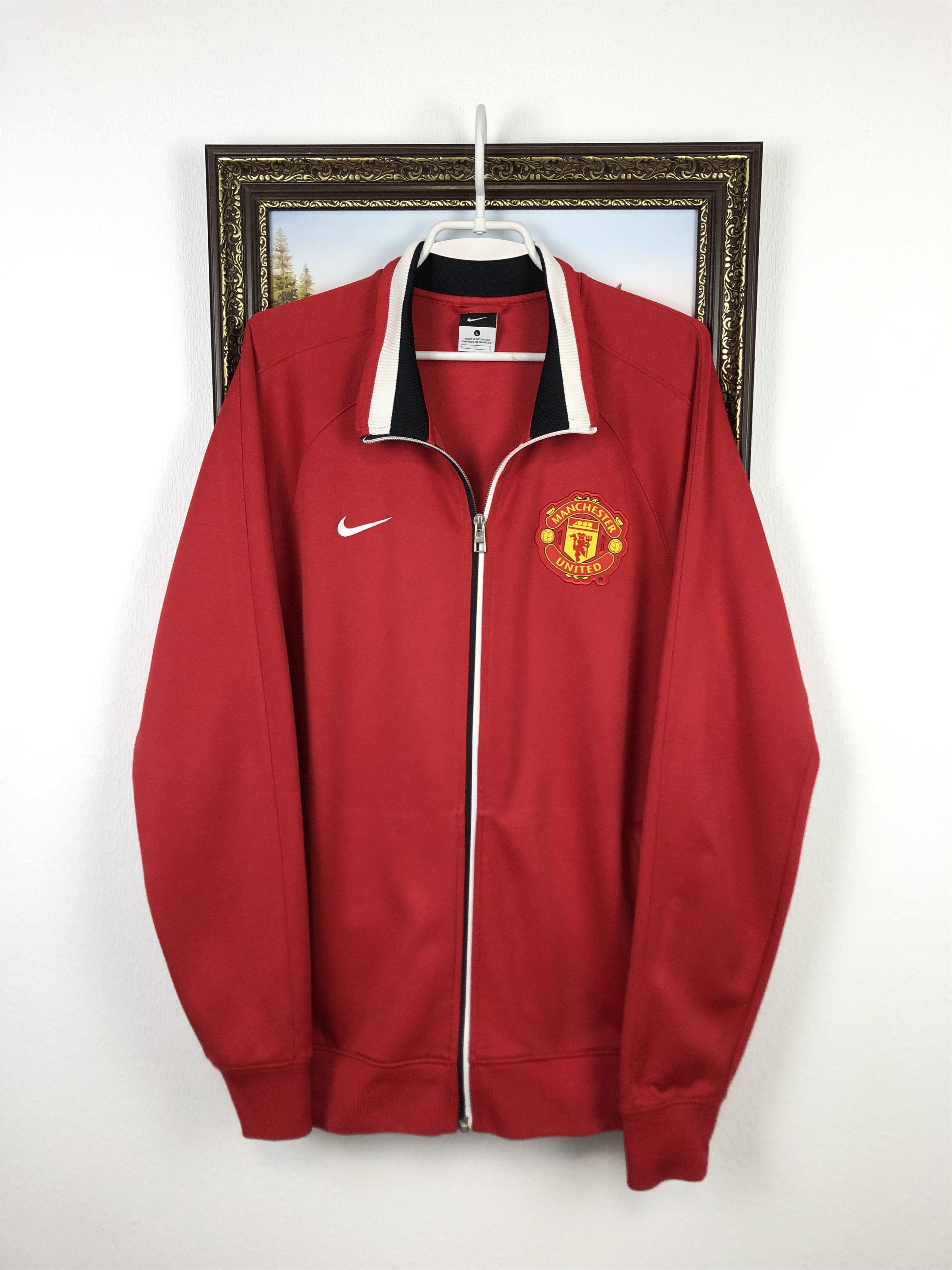 Nike Manchester United Nike Football Jacket Soccer Track Top Mens Size US L / EU 52-54 / 3 - 1 Thumbnail