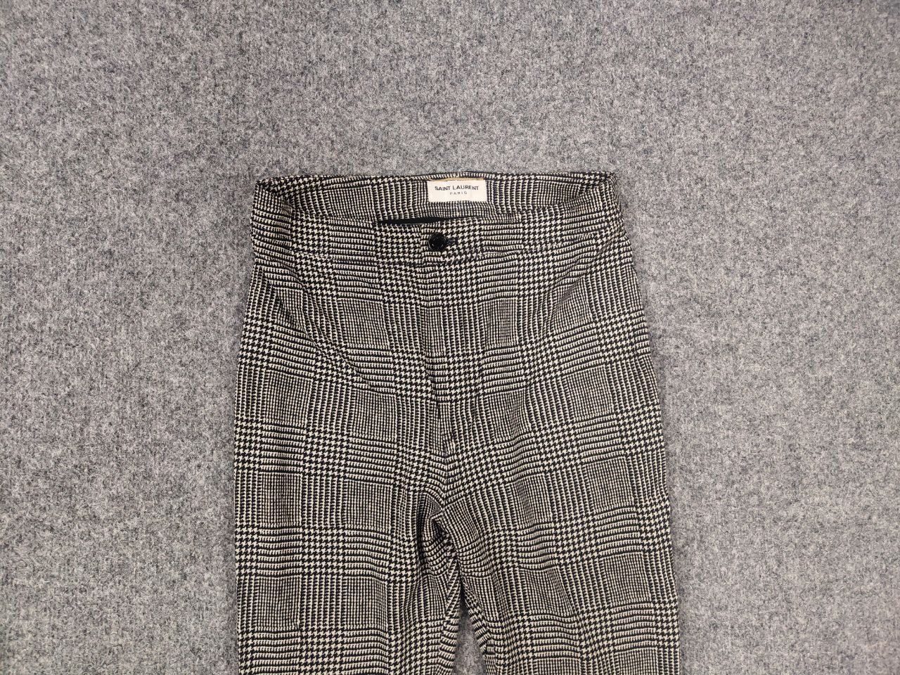 Yves Saint Laurent Saint Laurent check Skinny Jersey Leggings Trousers pants Size 30" / US 8 / IT 44 - 11 Thumbnail