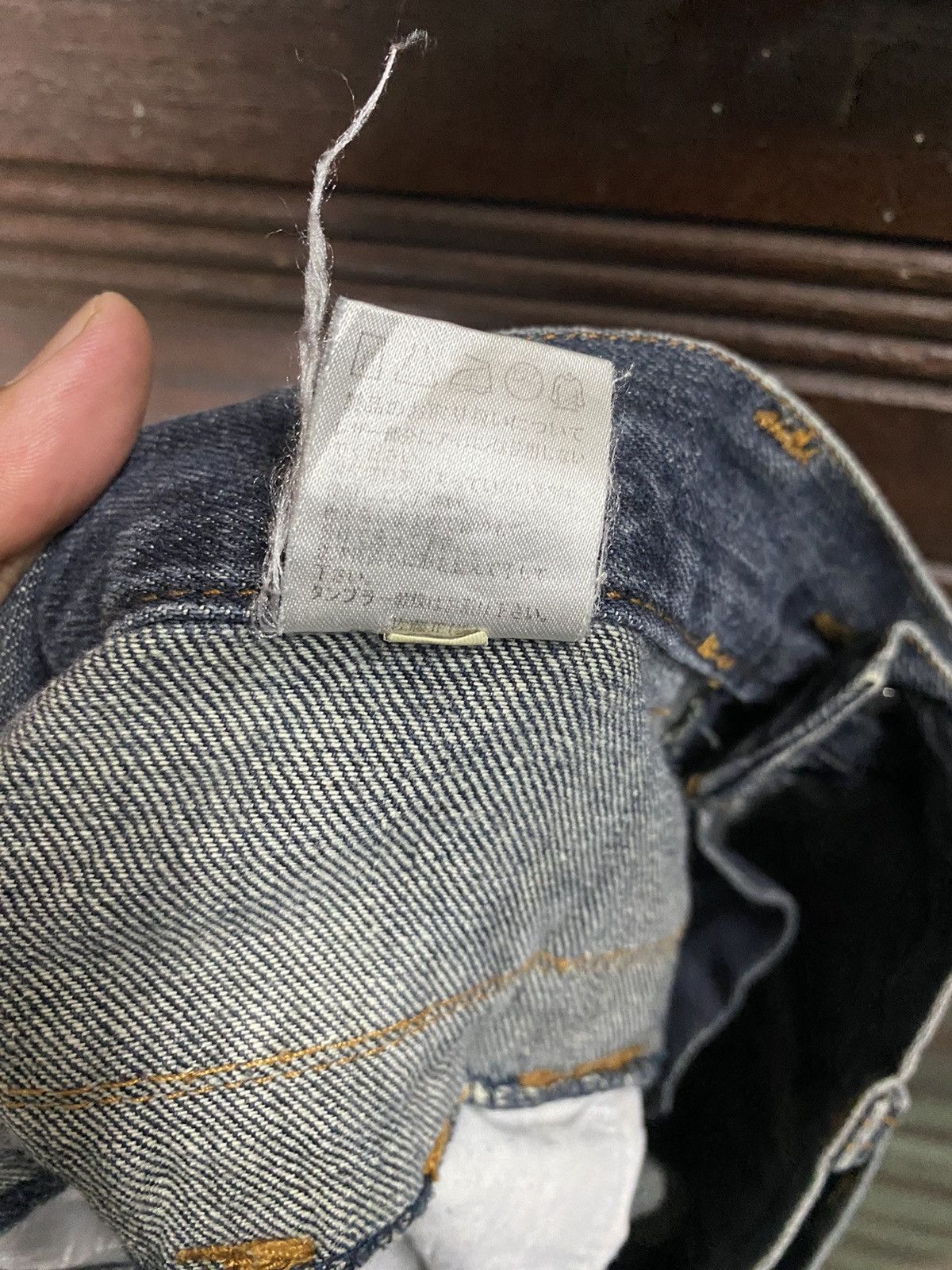 Japanese Brand Rare Nylaus Japan Double Waist Claw Mark Denim Size US 34 / EU 50 - 12 Thumbnail