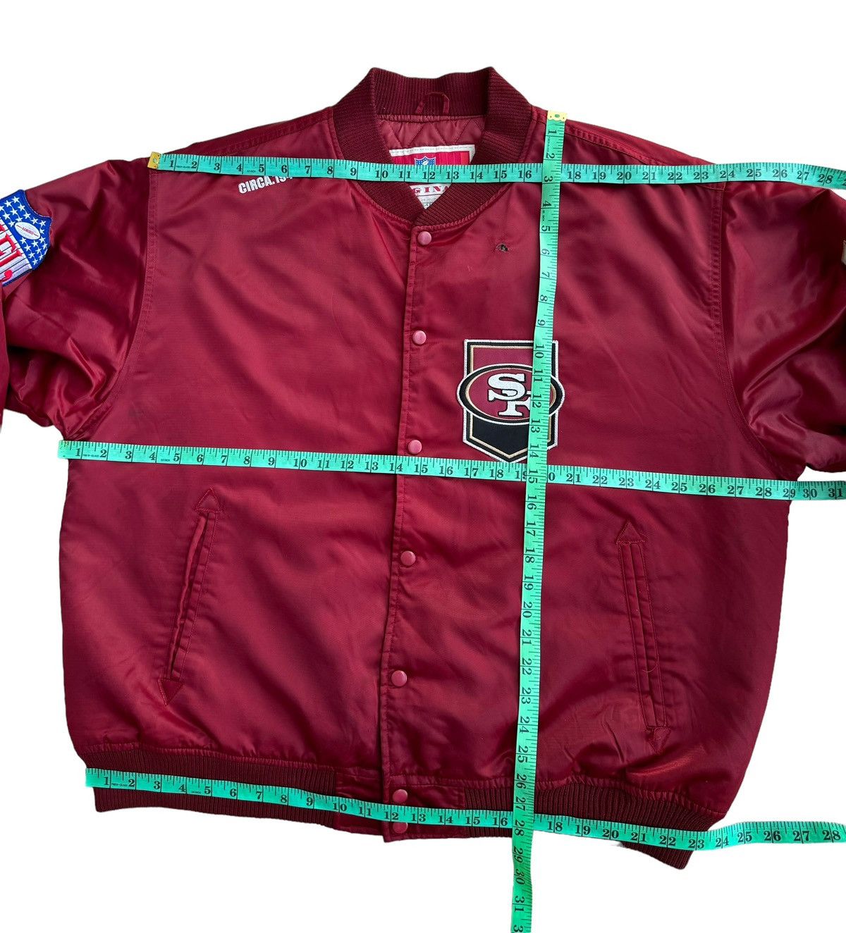 NFL VINTAGE NFL 49 ERS SAN FRANCISCO BOMBER JACKET Size US XL / EU 56 / 4 - 15 Thumbnail