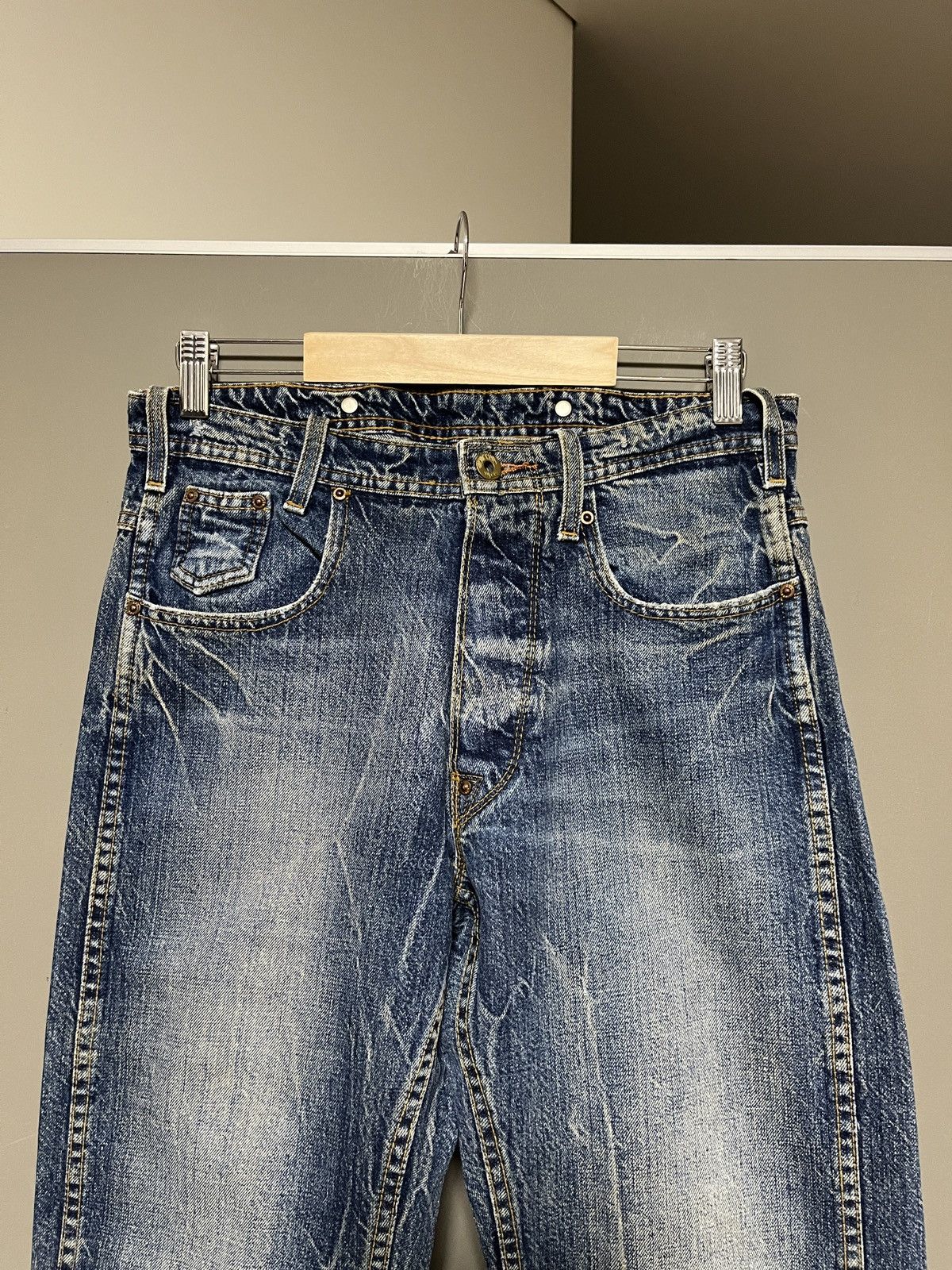 Lee Lee 101 131 Cowboy 30’s Repro Buckle Back Sanforized Jeans Size US 28 / EU 44 - 3 Thumbnail