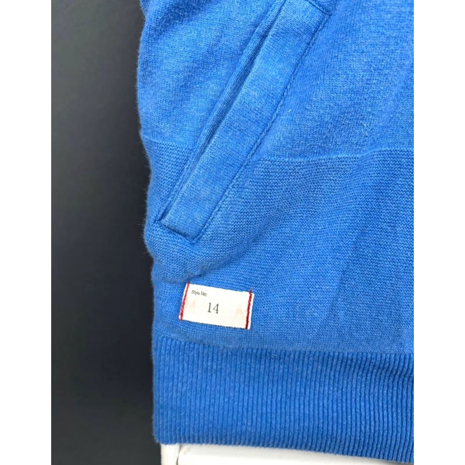 Marshall Artist Marshall Artist Cardigan Pullover Blue Hooded Men’s Size M Cardigan Sweater Cotton Short Sleeve, Blue, Mens Size US M / EU 48-50 / 2 - 5 Thumbnail