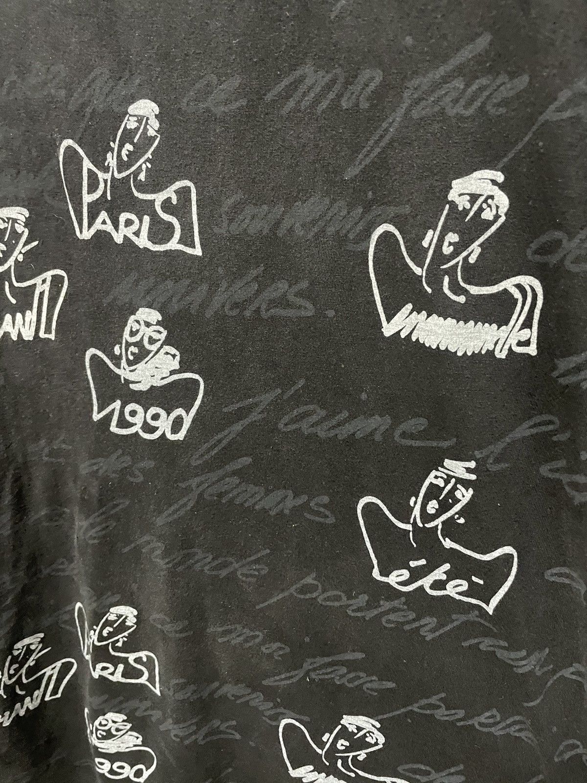 Designer × Emmanuelle Khanh Archive Emmanuelle Khanh Paris 80s Monogram T Shirt Rare Tee Size US XL / EU 56 / 4 - 3 Thumbnail