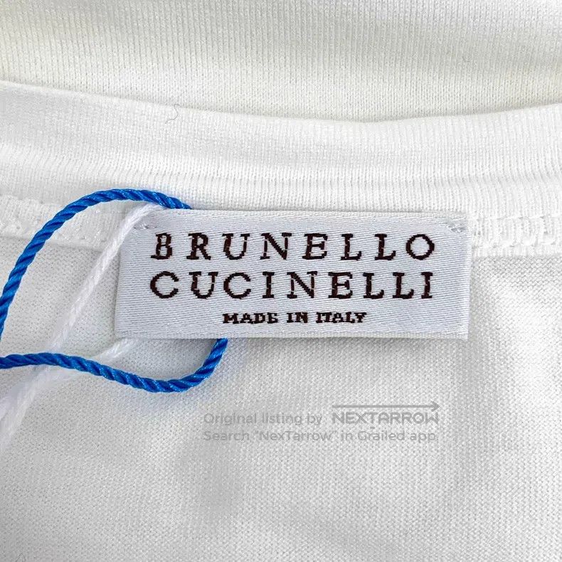 Brunello Cucinelli Brunello Cucinelli White cotton round-neck short-sleeve T- Size XXS / US 00 / IT 34 - 5 Thumbnail