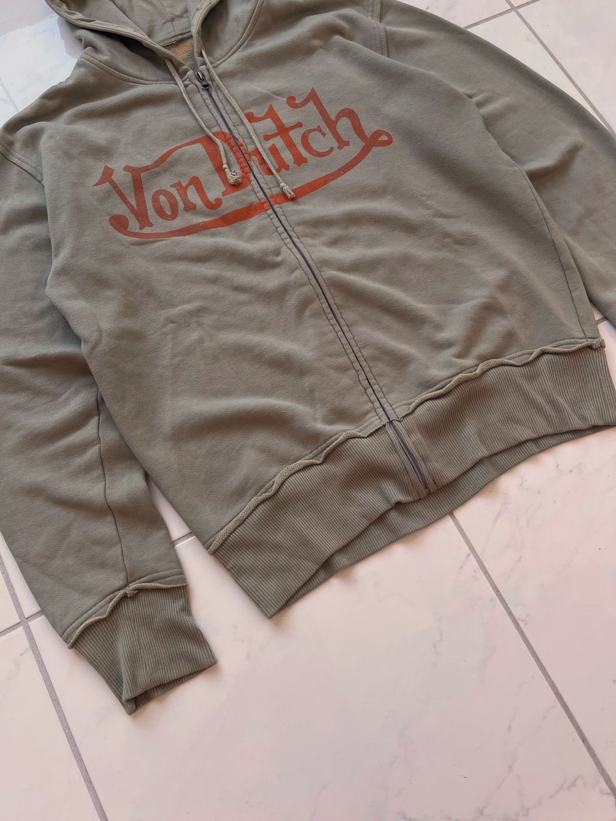 Japanese Brand × Von Dutch Vintage Y2K Von Dutch Race 13 Zip Up Hoodie Size US M / EU 48-50 / 2 - 5 Thumbnail
