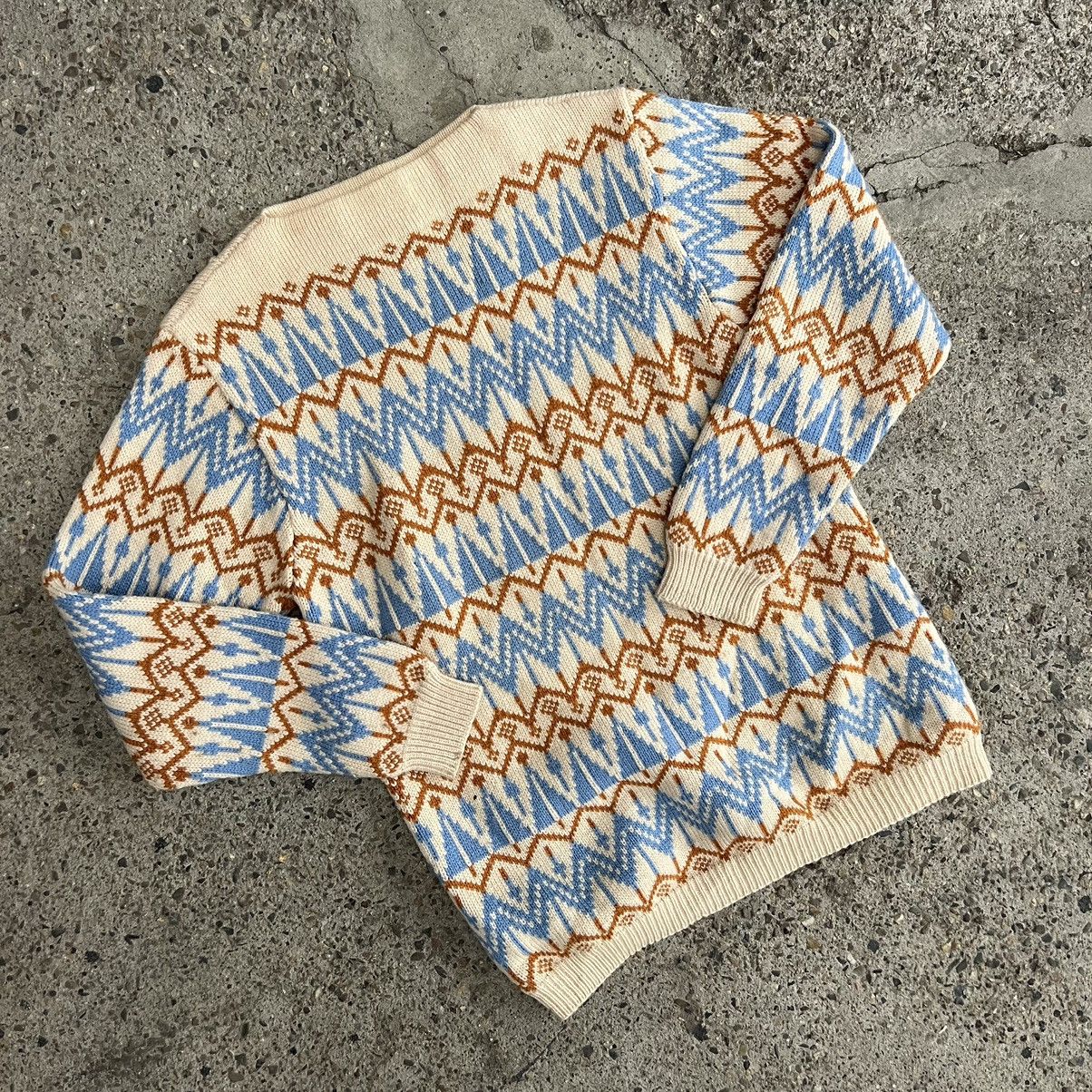 Other Vintage Folk Sweater Cardigan Size S/M Size M / US 6-8 / IT 42-44 - 2 Thumbnail