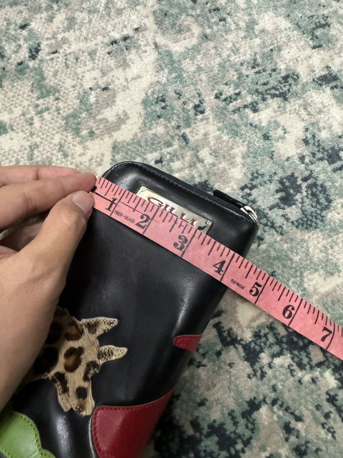 Designer × Vintage GILLI LEATHER MINI ZIPPER WALLET Size ONE SIZE - 4 Thumbnail