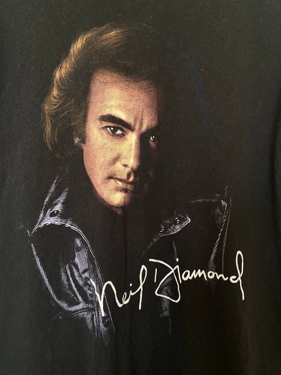 Band Tees × Vintage Vintage 1996 Neil Diamond Tour Band T-Shirt Size US M / EU 48-50 / 2 - 3 Thumbnail
