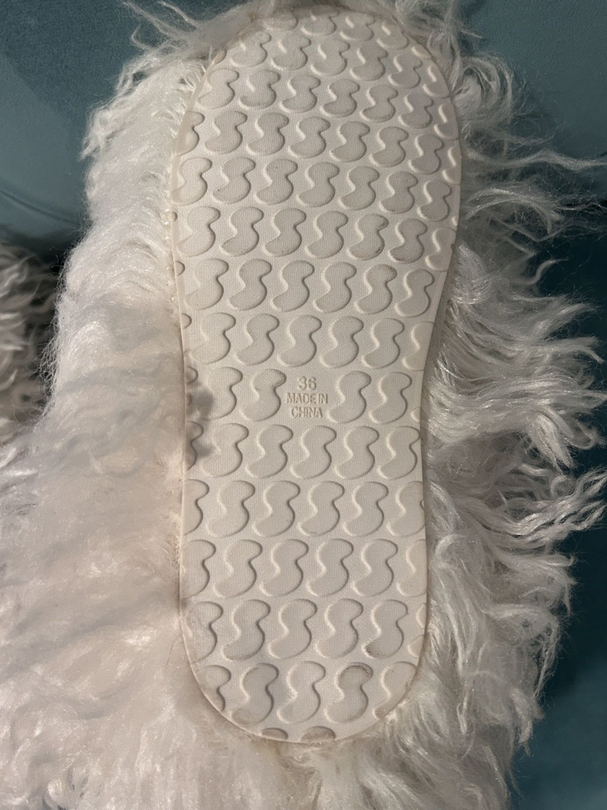 SKIMS NWT RARE SKIMS Shaggy Faux Fur Boot in Marble size 36 Size US 5 / IT 35 - 4 Thumbnail