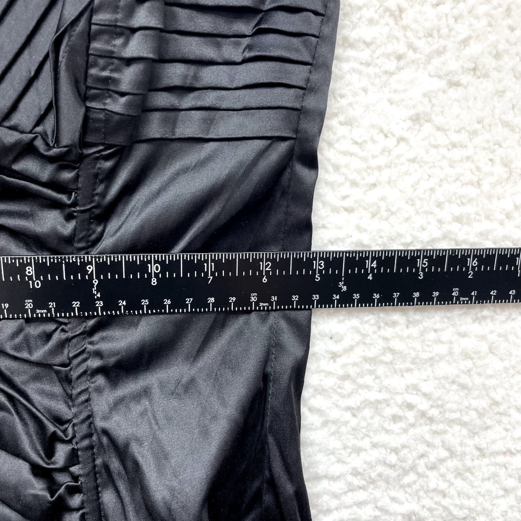 Vintage VINTAGE Y2K Corset Bustier Top Black Satin Small Goth Whimsigoth Boho Fairy Charlotte Russe Shirt Womens Size S / US 4 / IT 40 - 5 Thumbnail