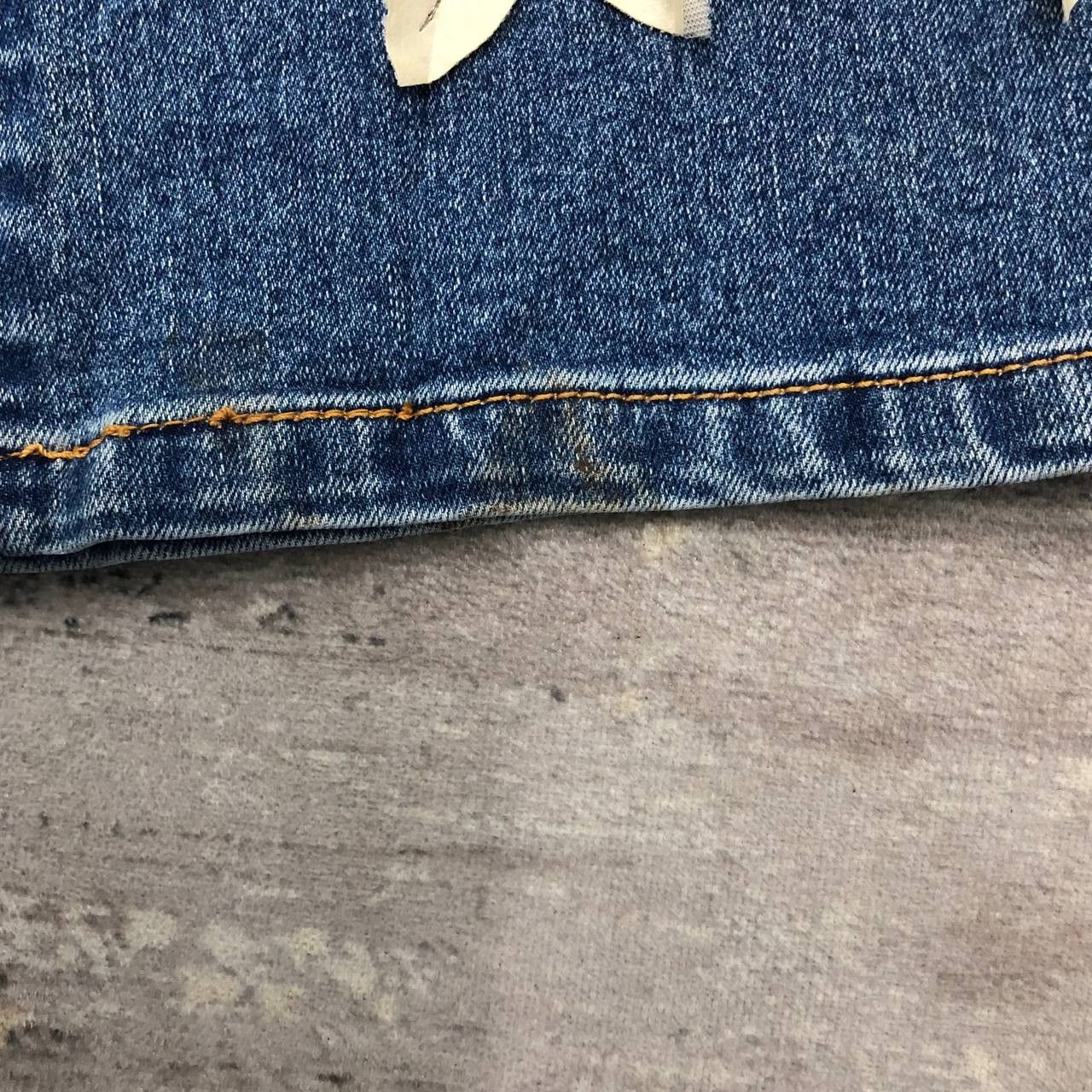Japanese Brand P788 JB JAPAN FLARED PAINTED JEANS Size 26" / US 2 / IT 38 - 6 Thumbnail