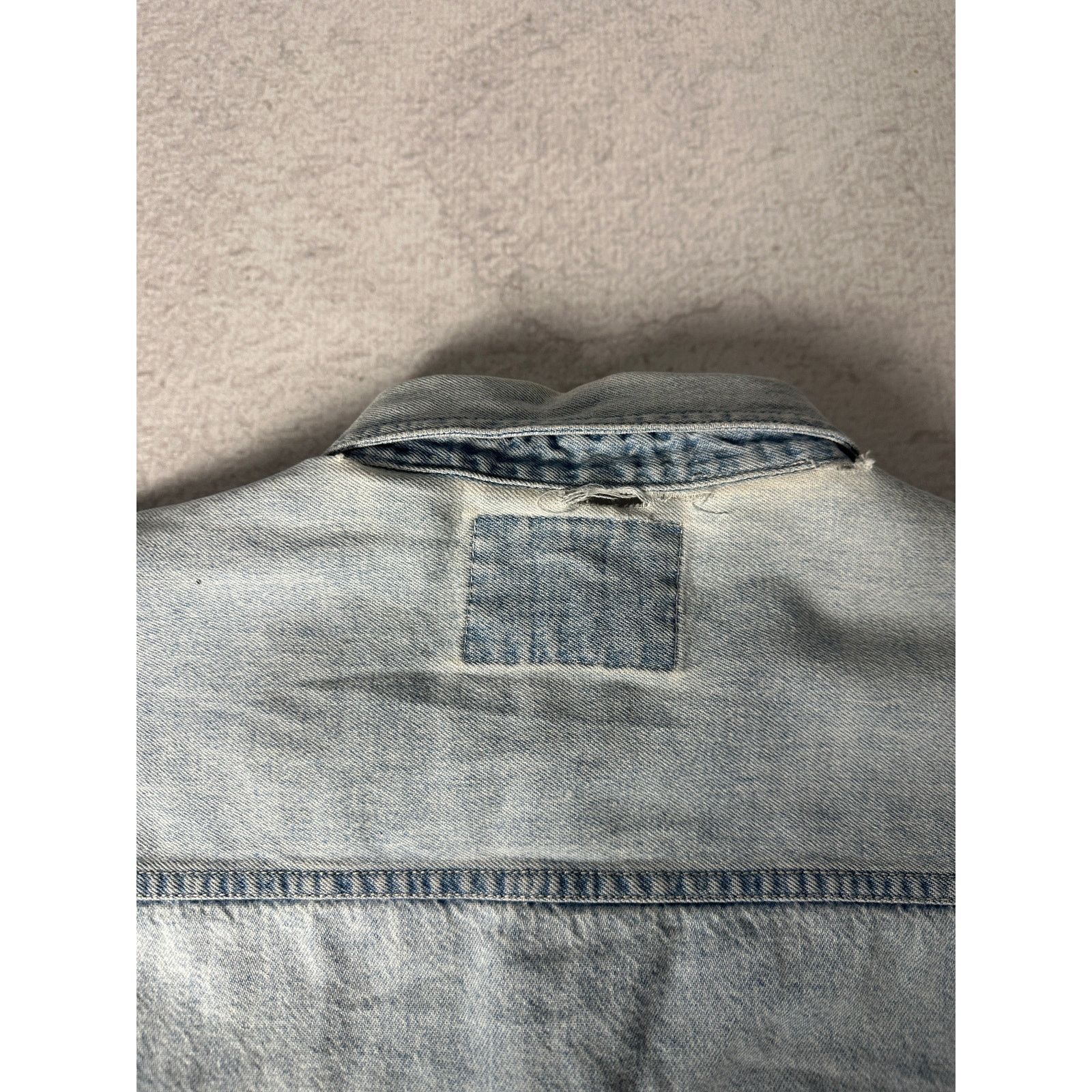 Levi's Vintage Levis Blue Preowned Denim Shirt - Men's Large Size US L / EU 52-54 / 3 - 3 Thumbnail