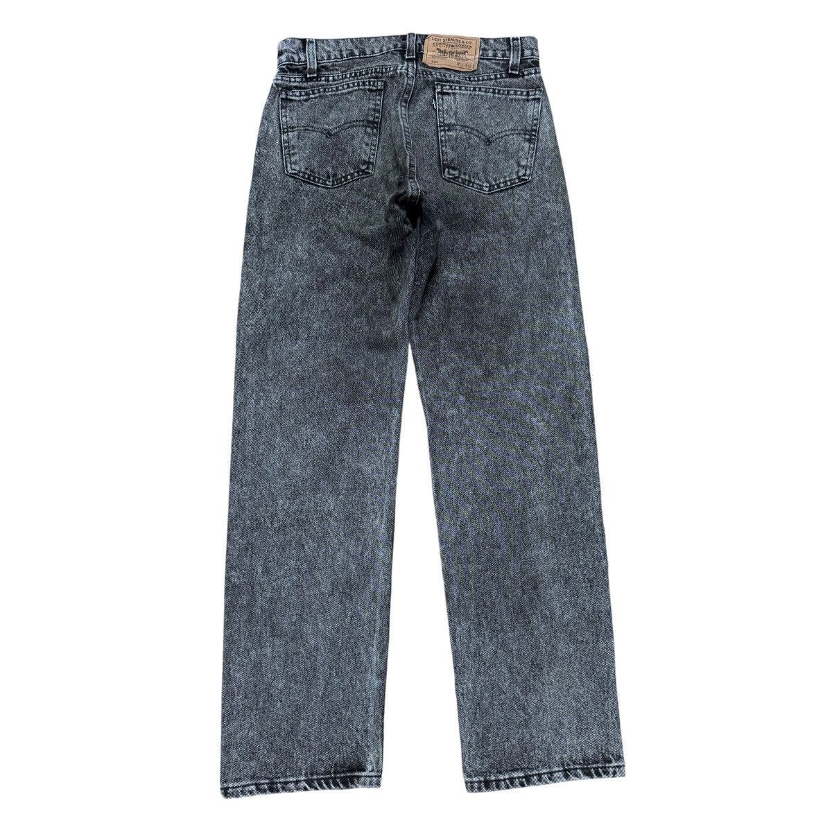 Levi's Vintage 90s Levis 505 Black Acid Wash Jeans Size US 30 / EU 46 - 2 Thumbnail