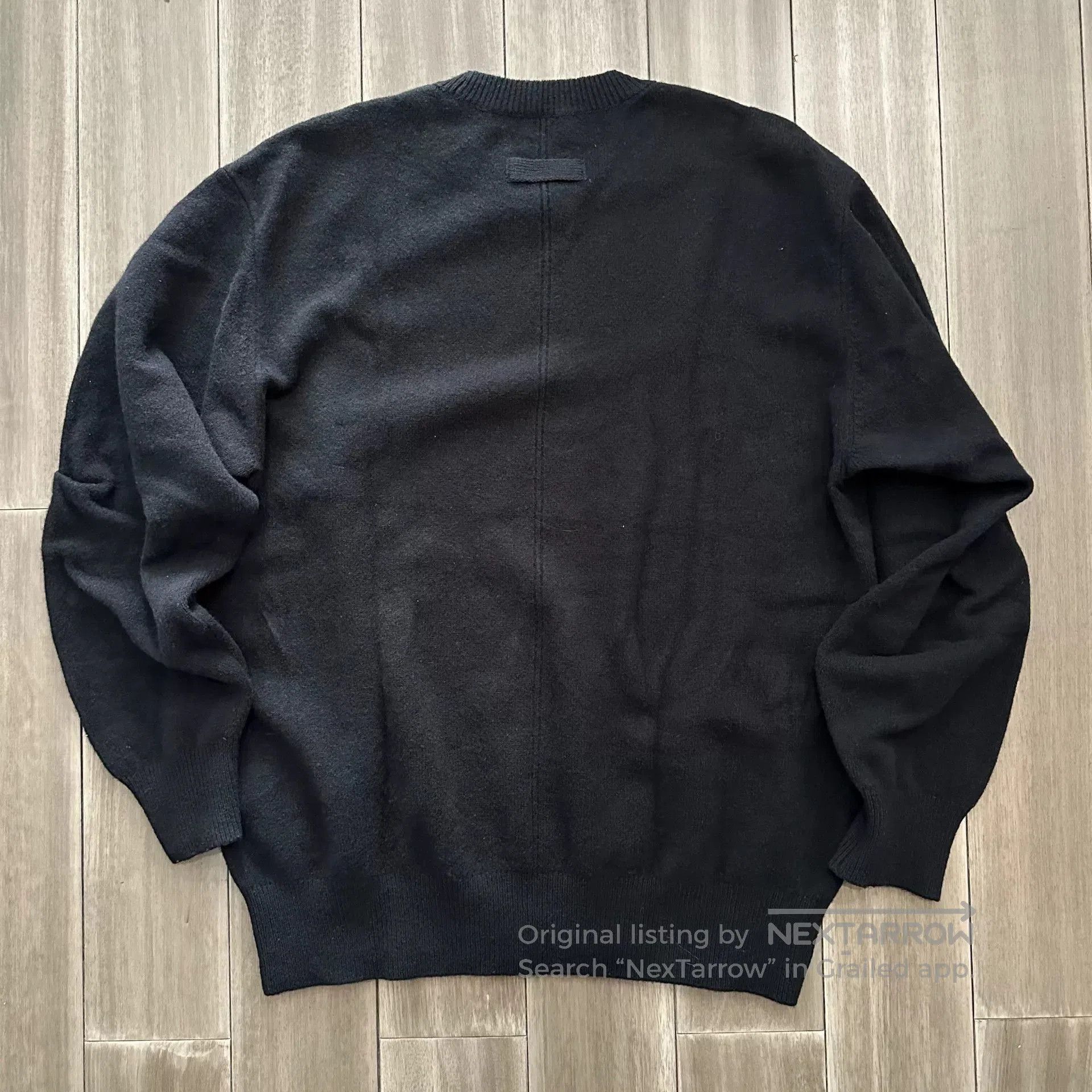 Stein Black Extra Fine Wool Knit Sweater. Size US M / EU 48-50 / 2 - 4 Thumbnail