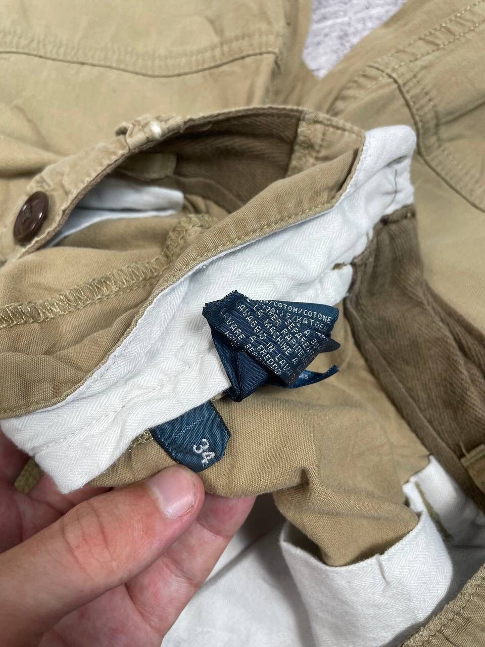 Polo Ralph Lauren Vintage Polo Ralph Lauren Cargo Shorts Y2K Size US 34 / EU 50 - 9 Thumbnail